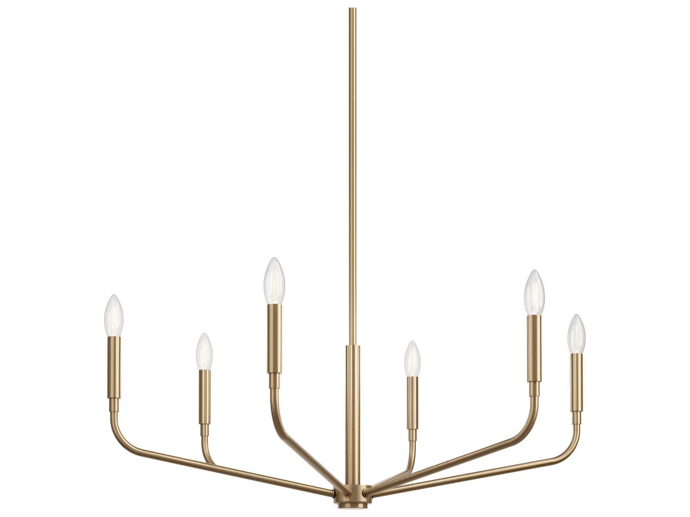 Kichler Madden 6-Light Champagne Bronze Chandelier