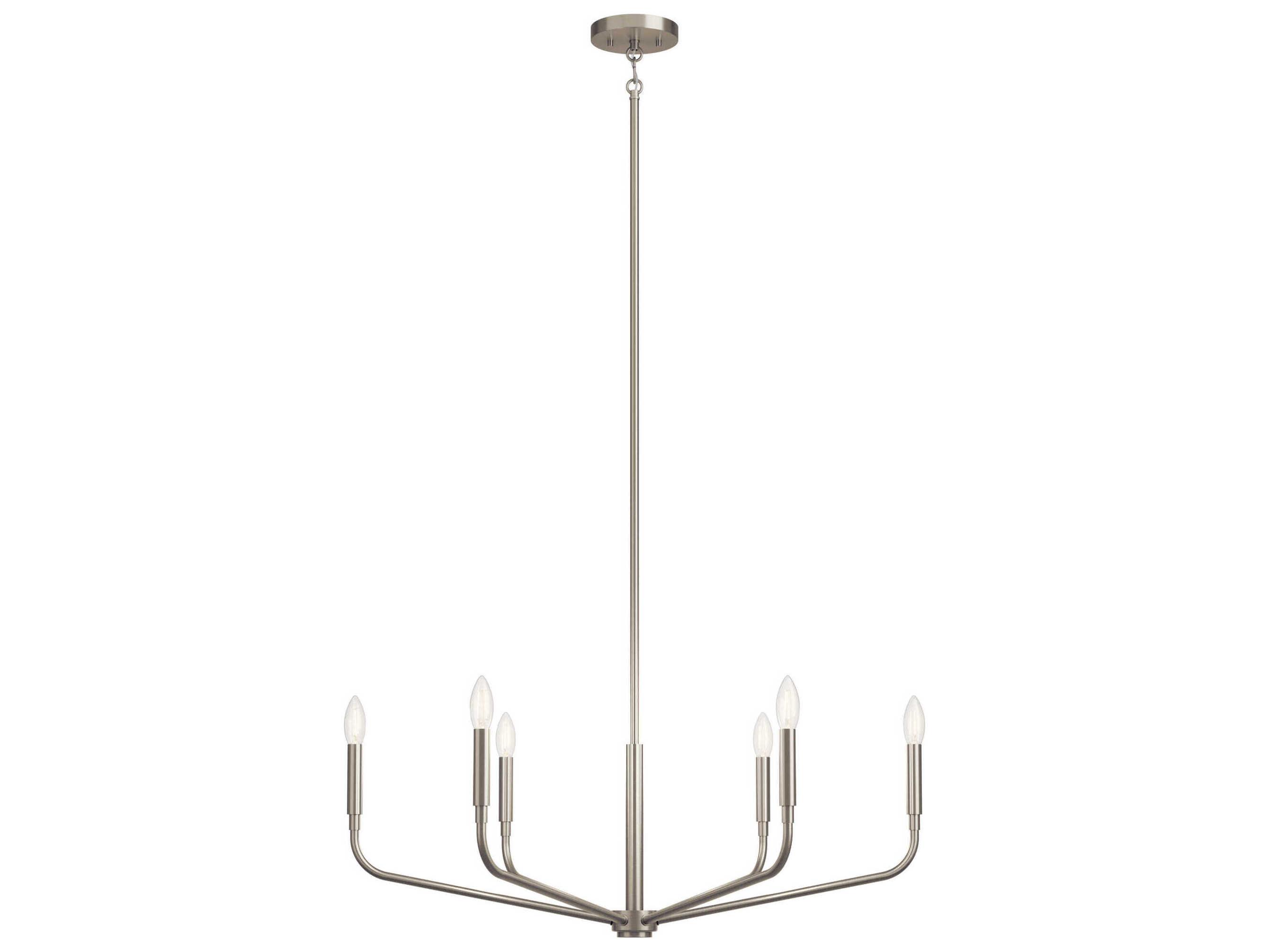 Kichler Madden 6-Light Brushed Nickel Chandelier