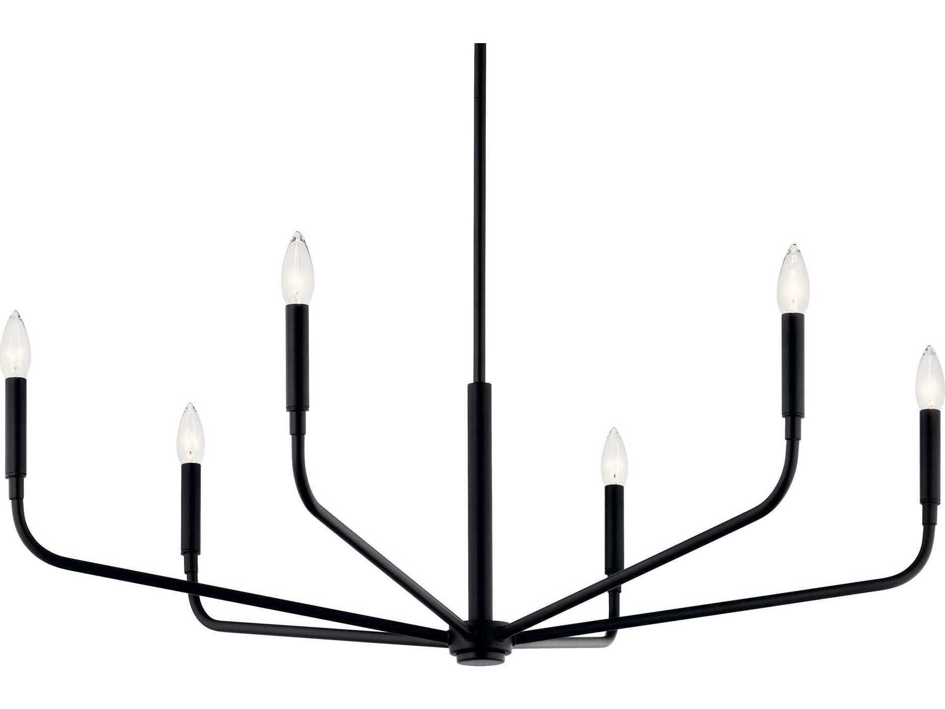 Kichler Madden 6-Light Black Chandelier