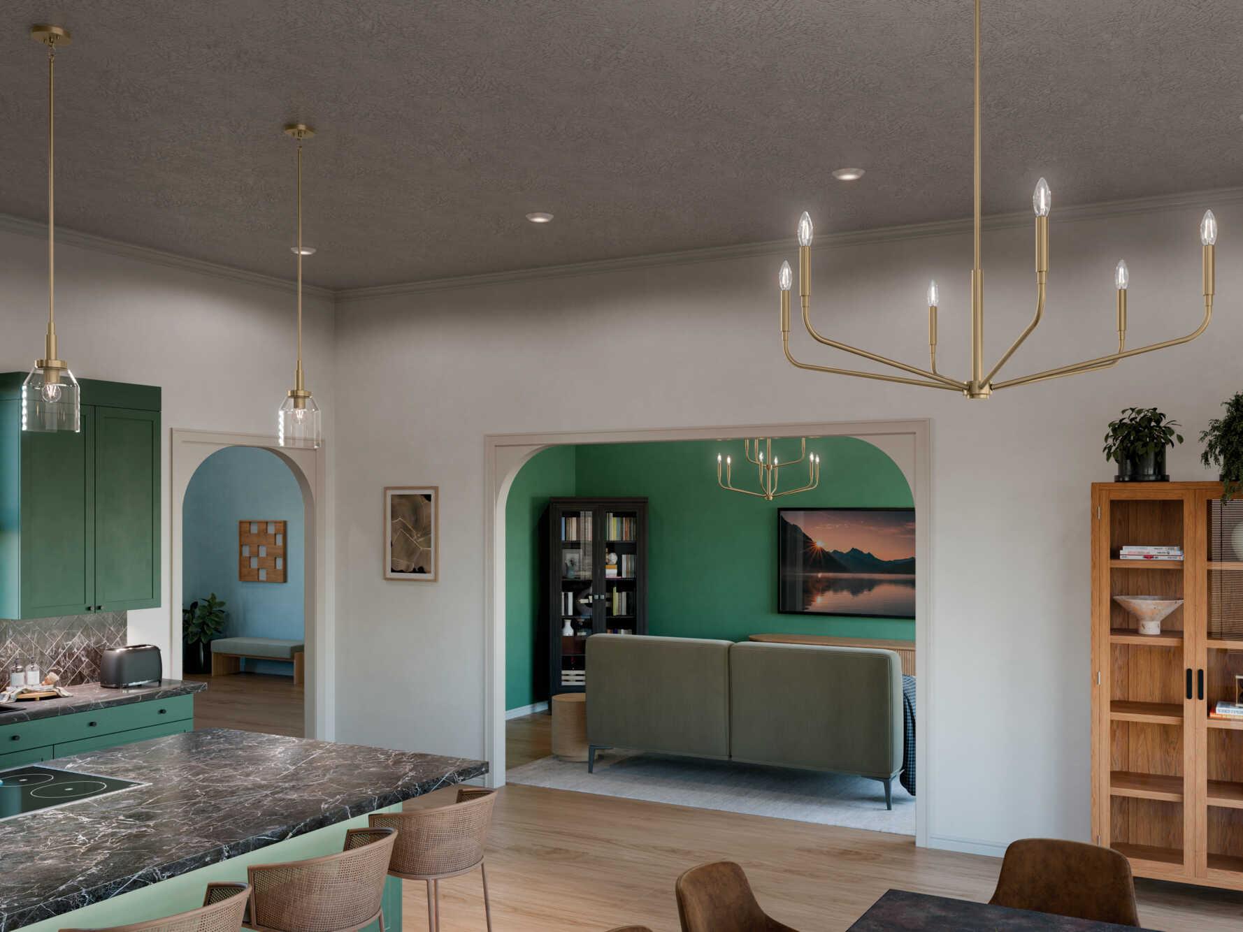 Kichler Madden 6-Light Champagne Bronze Chandelier