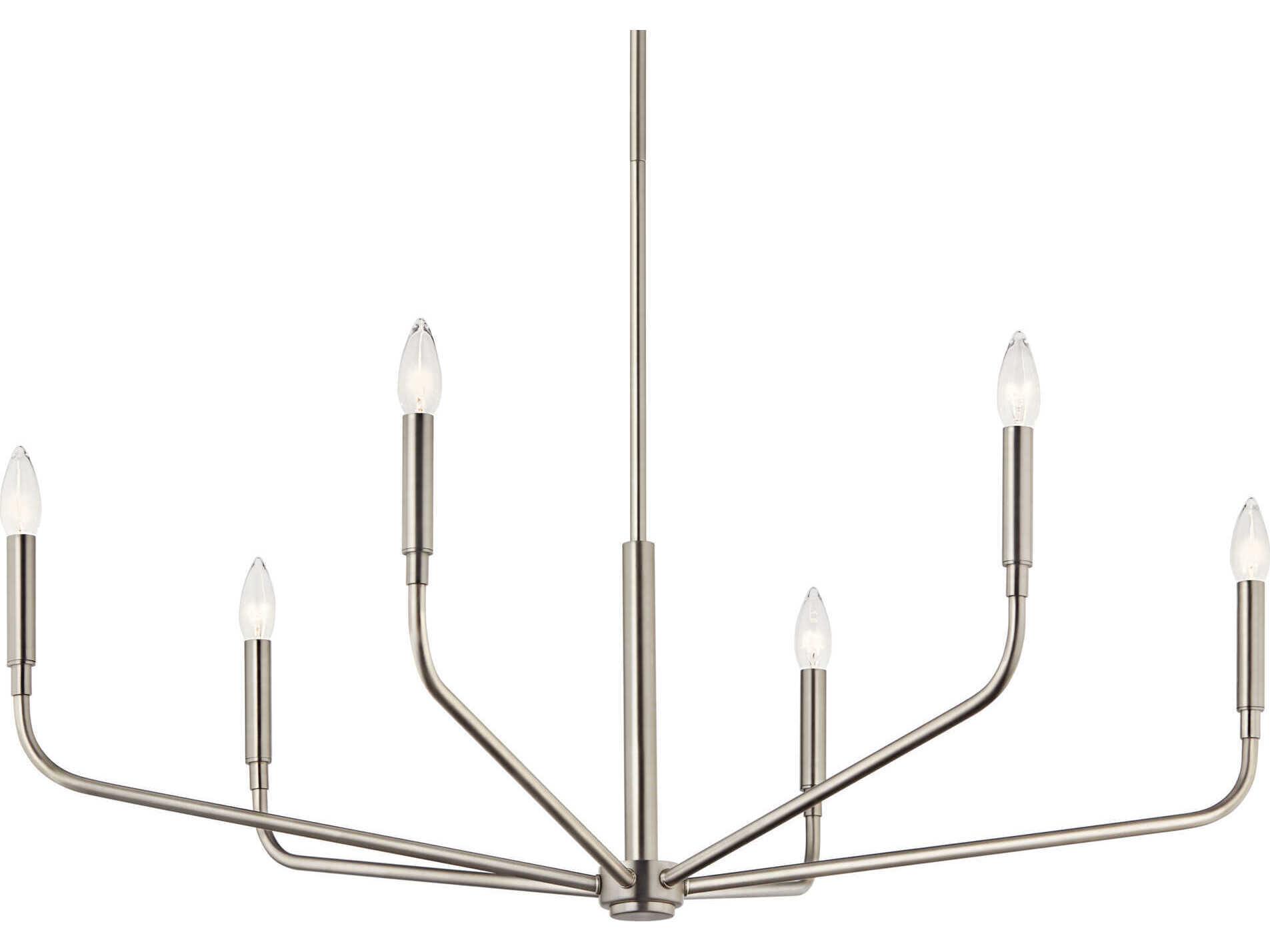 Kichler Madden 6-Light Brushed Nickel Chandelier