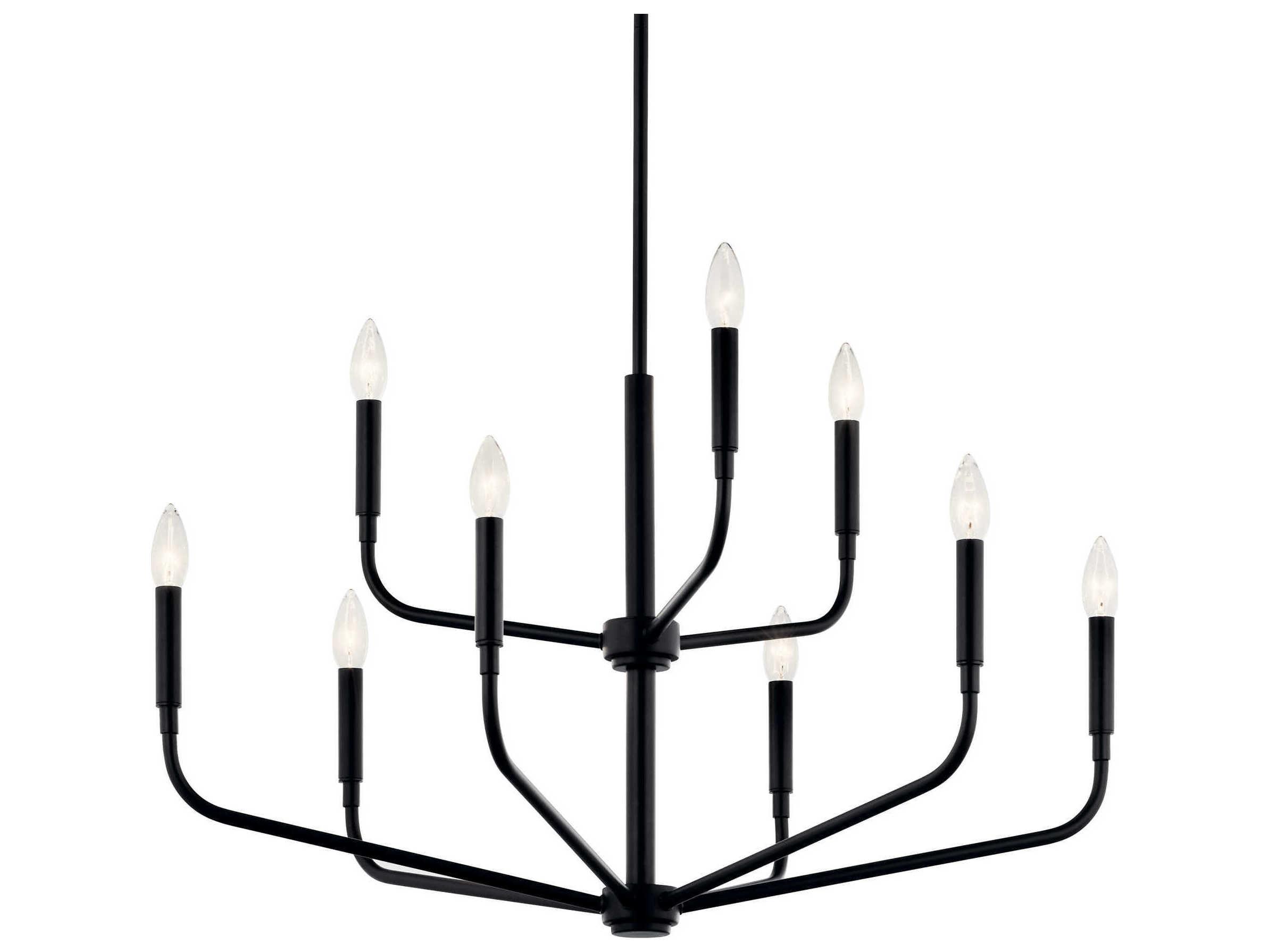 Kichler Madden 9-Light Black Chandelier