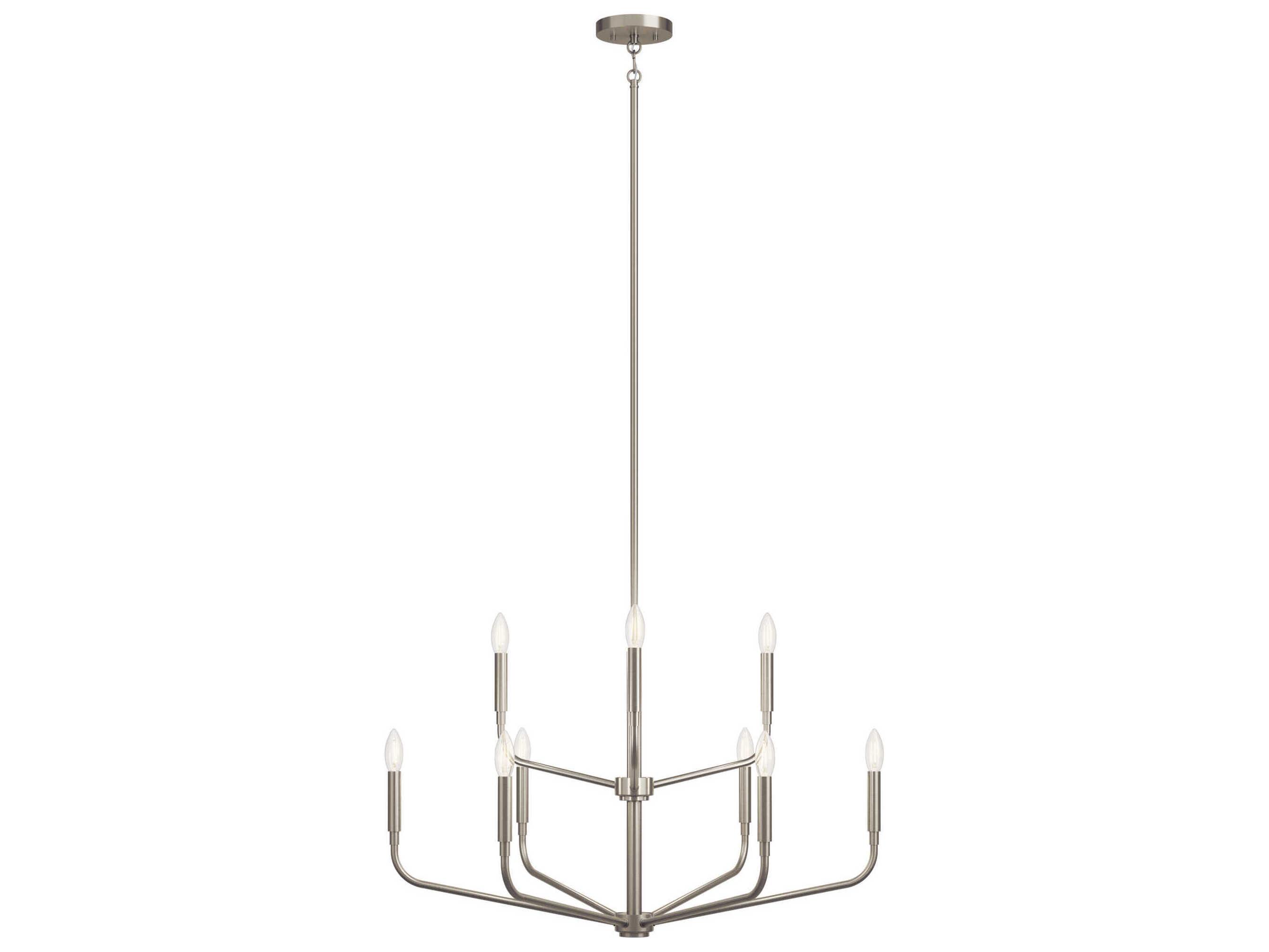 Kichler Madden 9-Light Brushed Nickel Chandelier