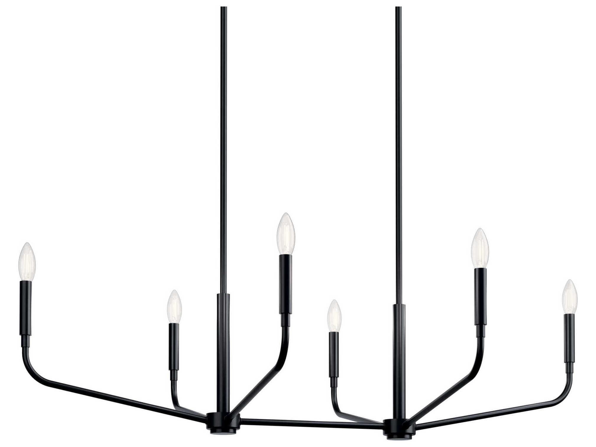 Kichler Madden 6-Light Black Island Pendant