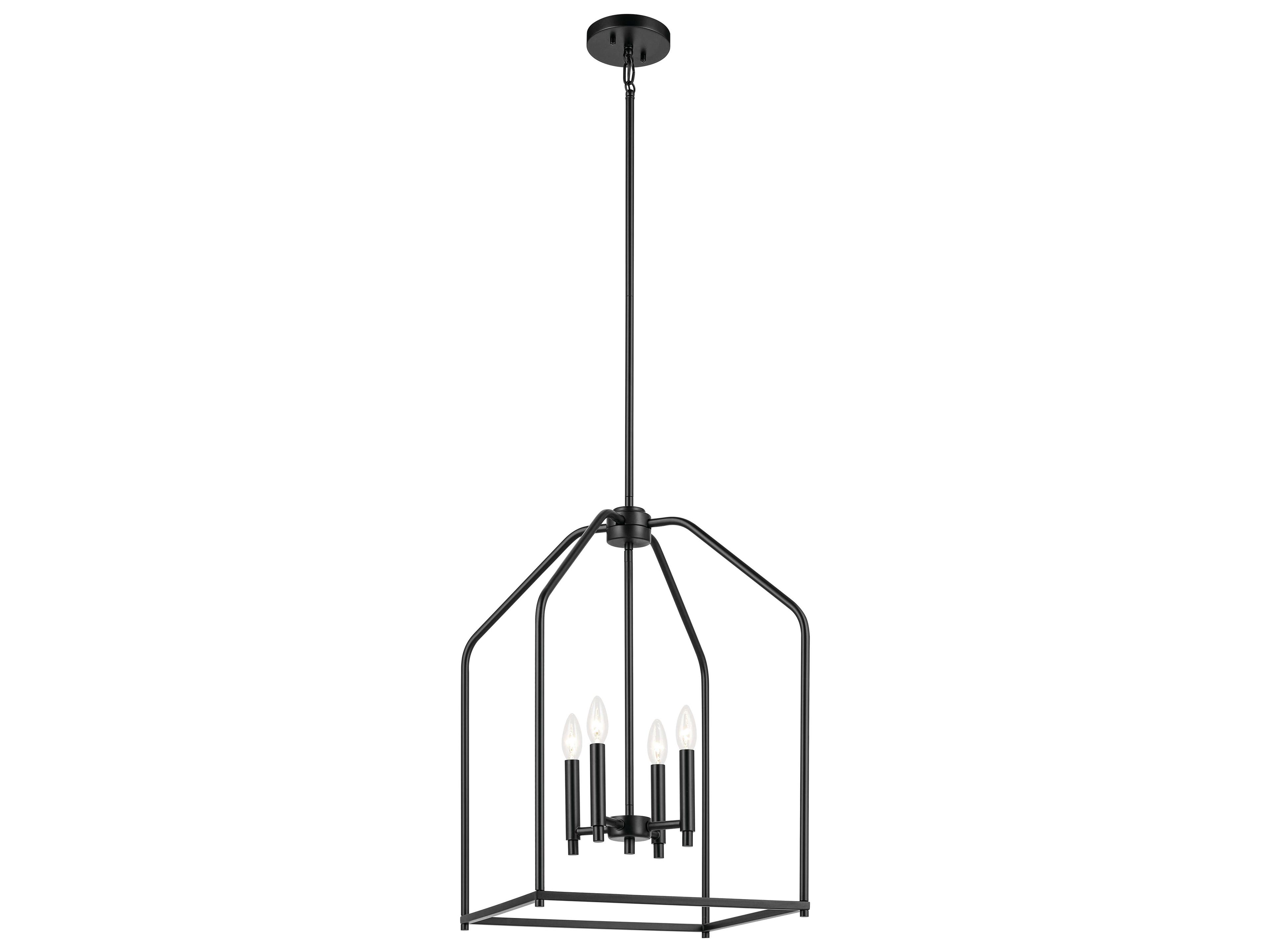 Kichler Madden 4-Light Black Pendant