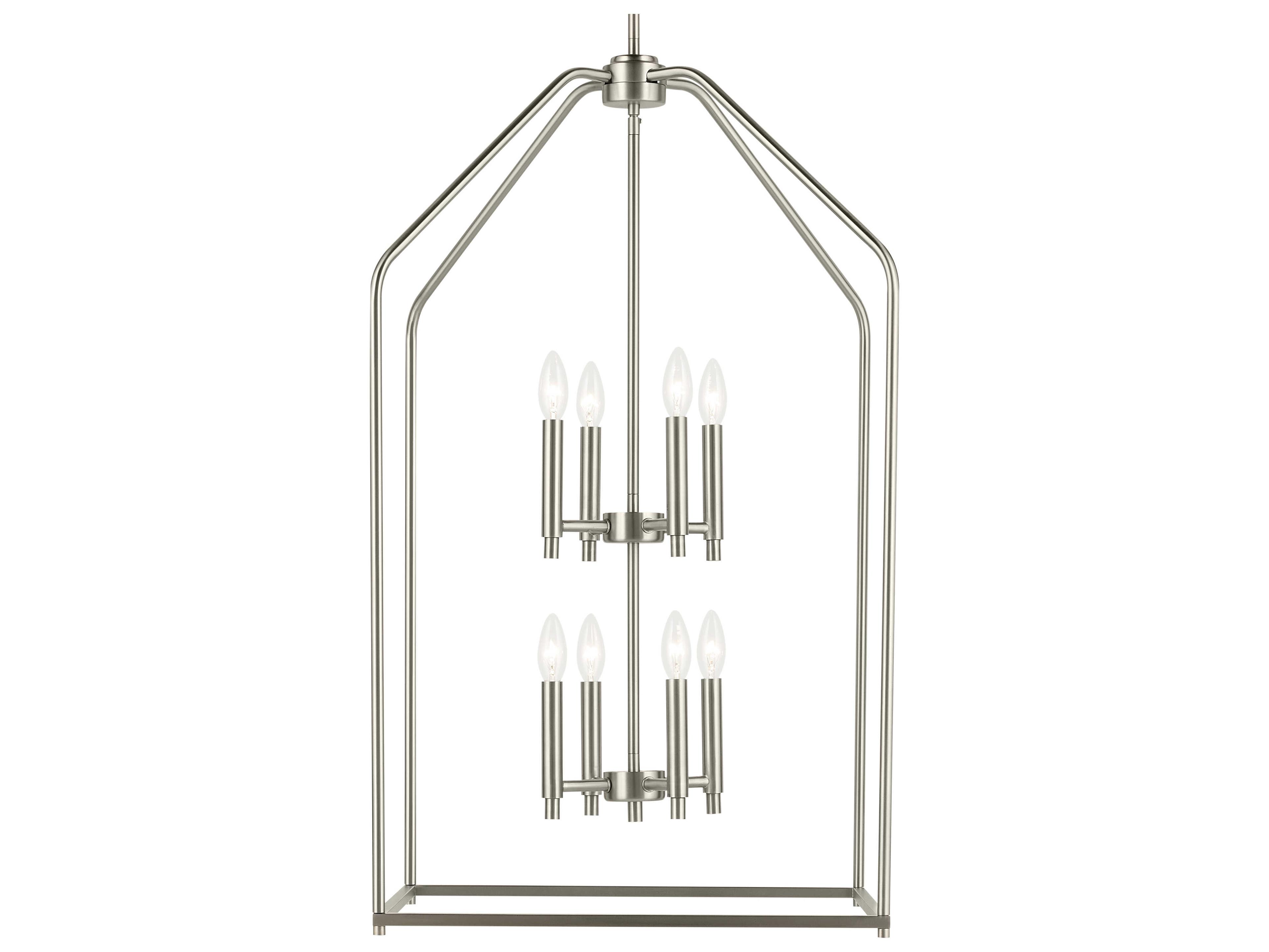 Kichler Madden 8-Light Brushed Nickel Tiered Pendant