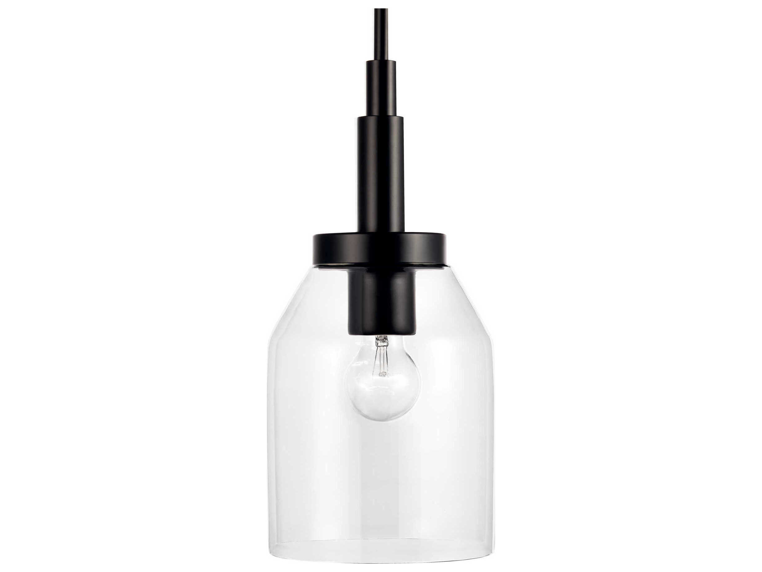 Kichler Madden 1-Light Black Pendant