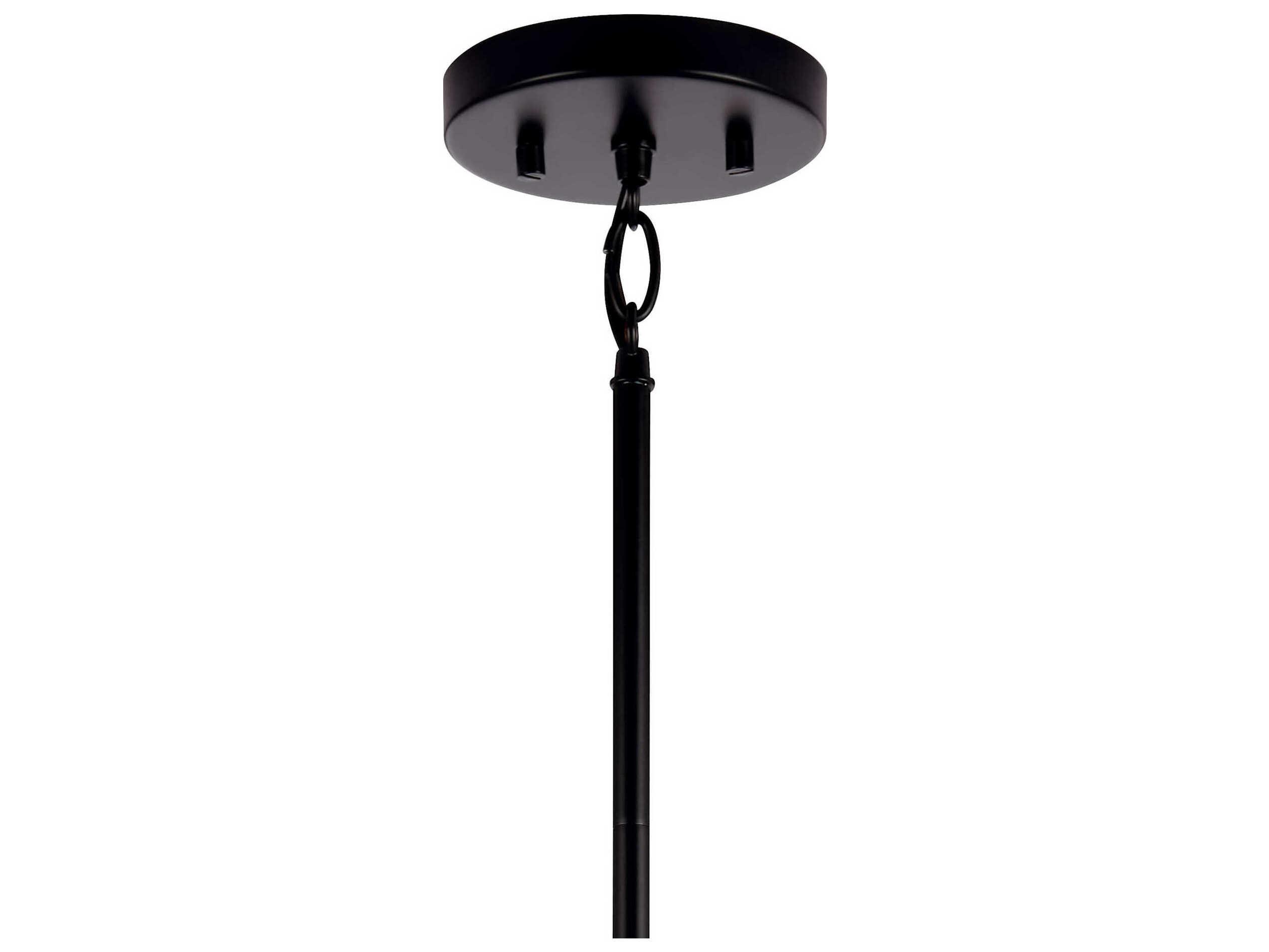 Kichler Madden 1-Light Black Pendant