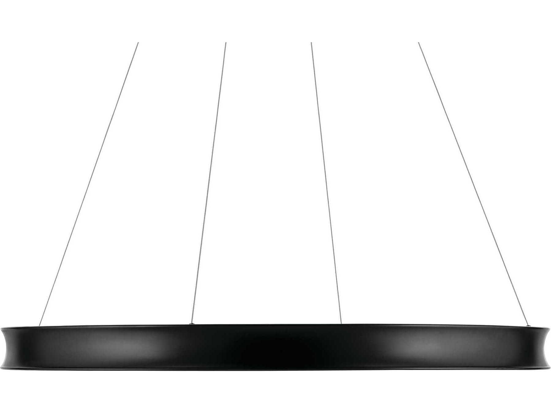 Kichler Larousse 1-Light Black Round Pendant