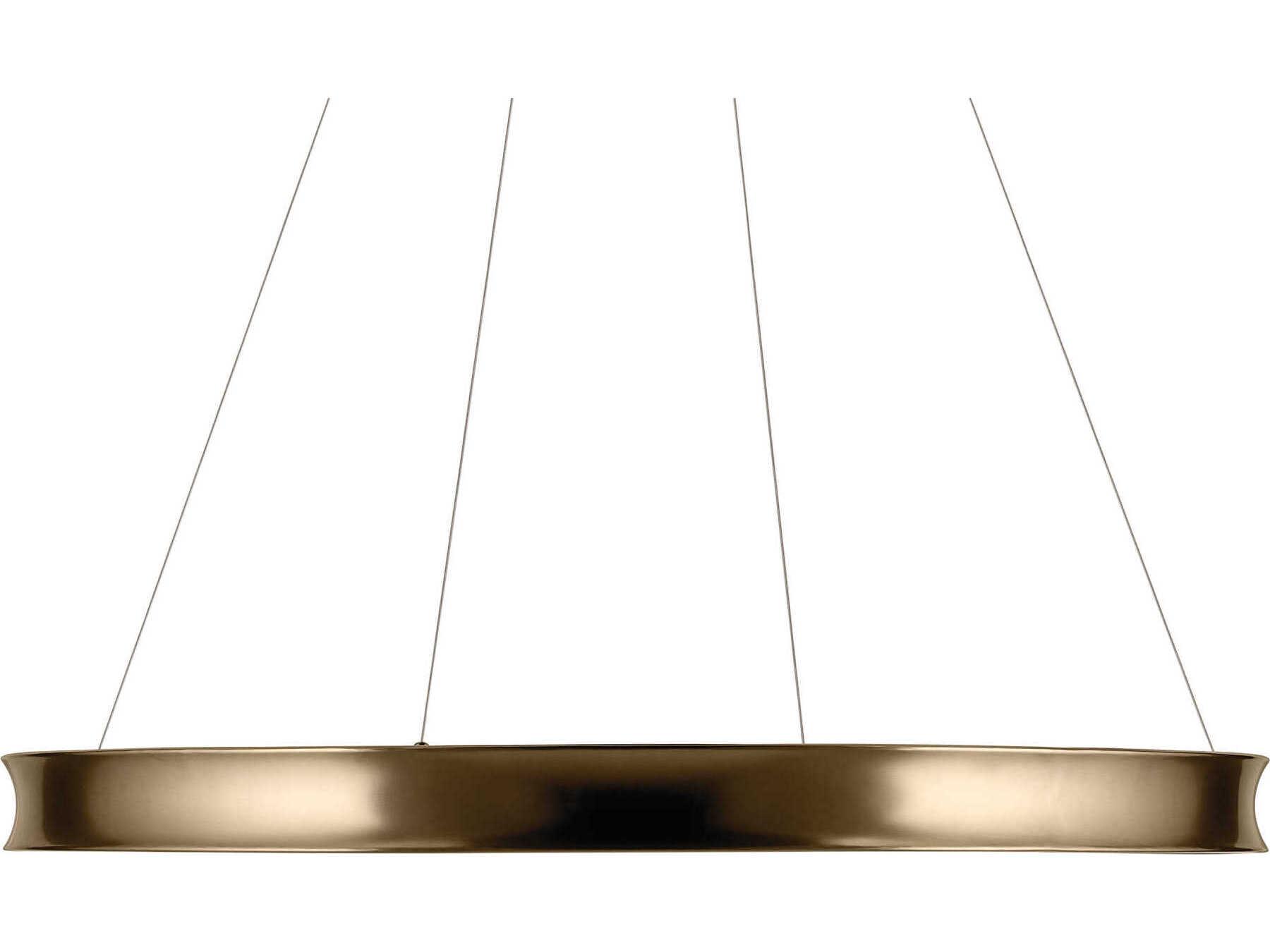 Kichler Larousse 1-Light Champagne Bronze Round Pendant