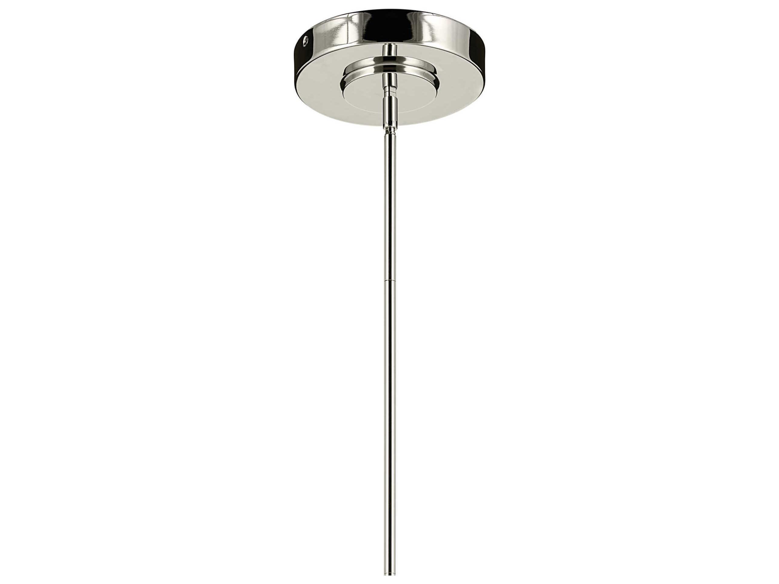 Kichler Riven 12-Light Polished Nickel Cylinder Chandelier