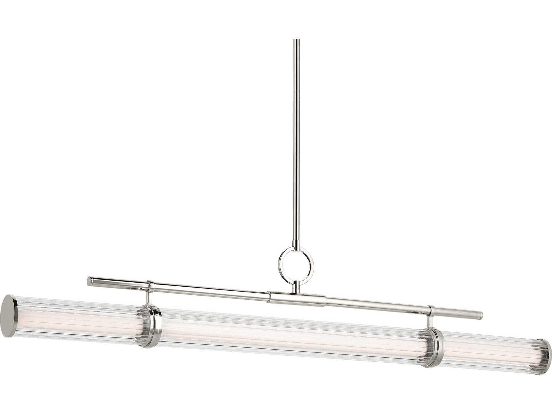 Kichler Riven 1-Light Polished Nickel Linear Island Pendant