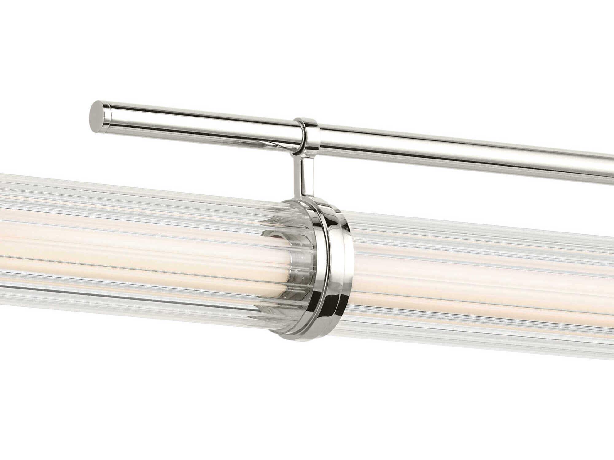 Kichler Riven 1-Light Polished Nickel Linear Island Pendant