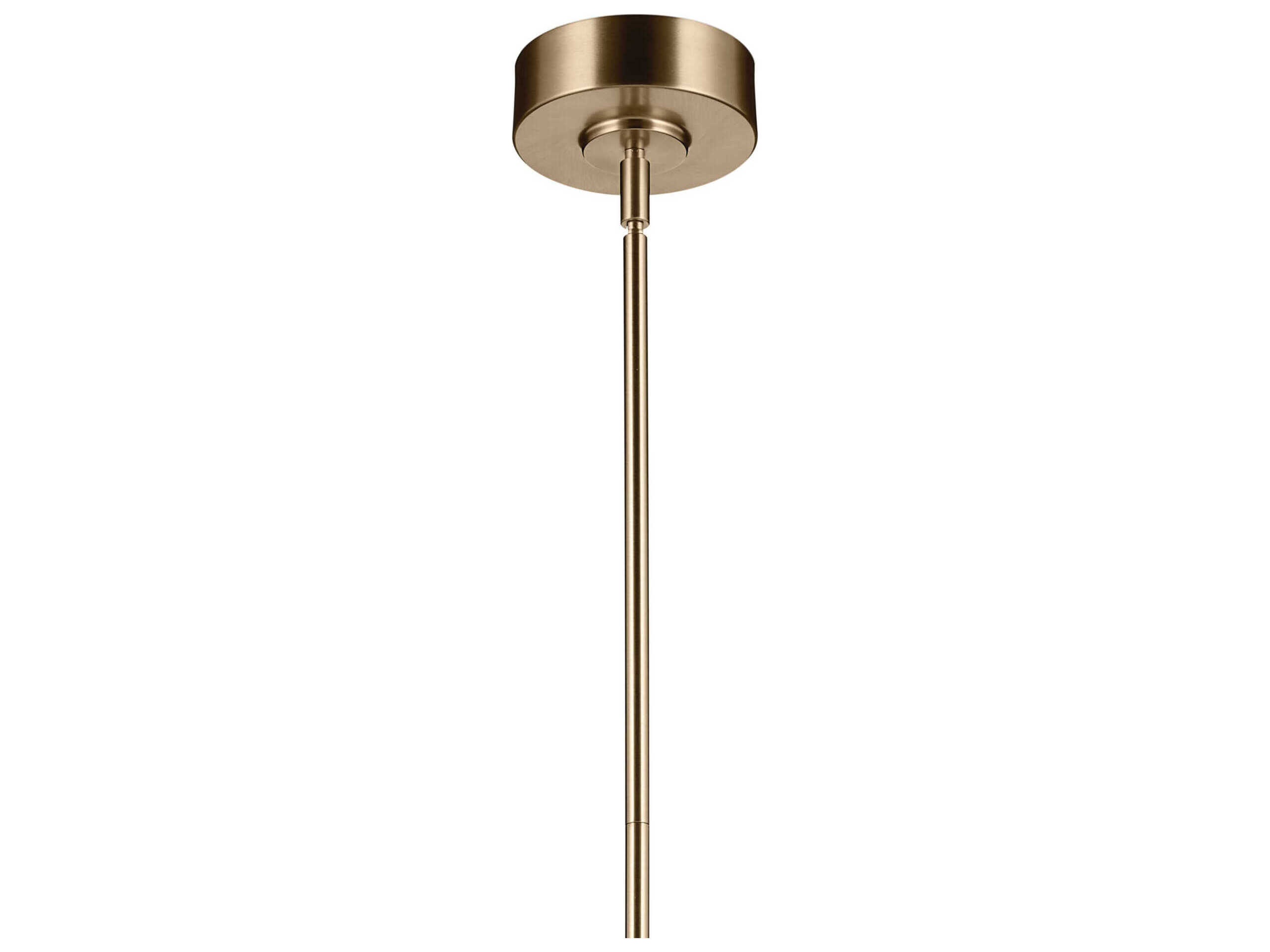 Kichler Riven 1-Light Champagne Bronze Cylinder Mini Pendant