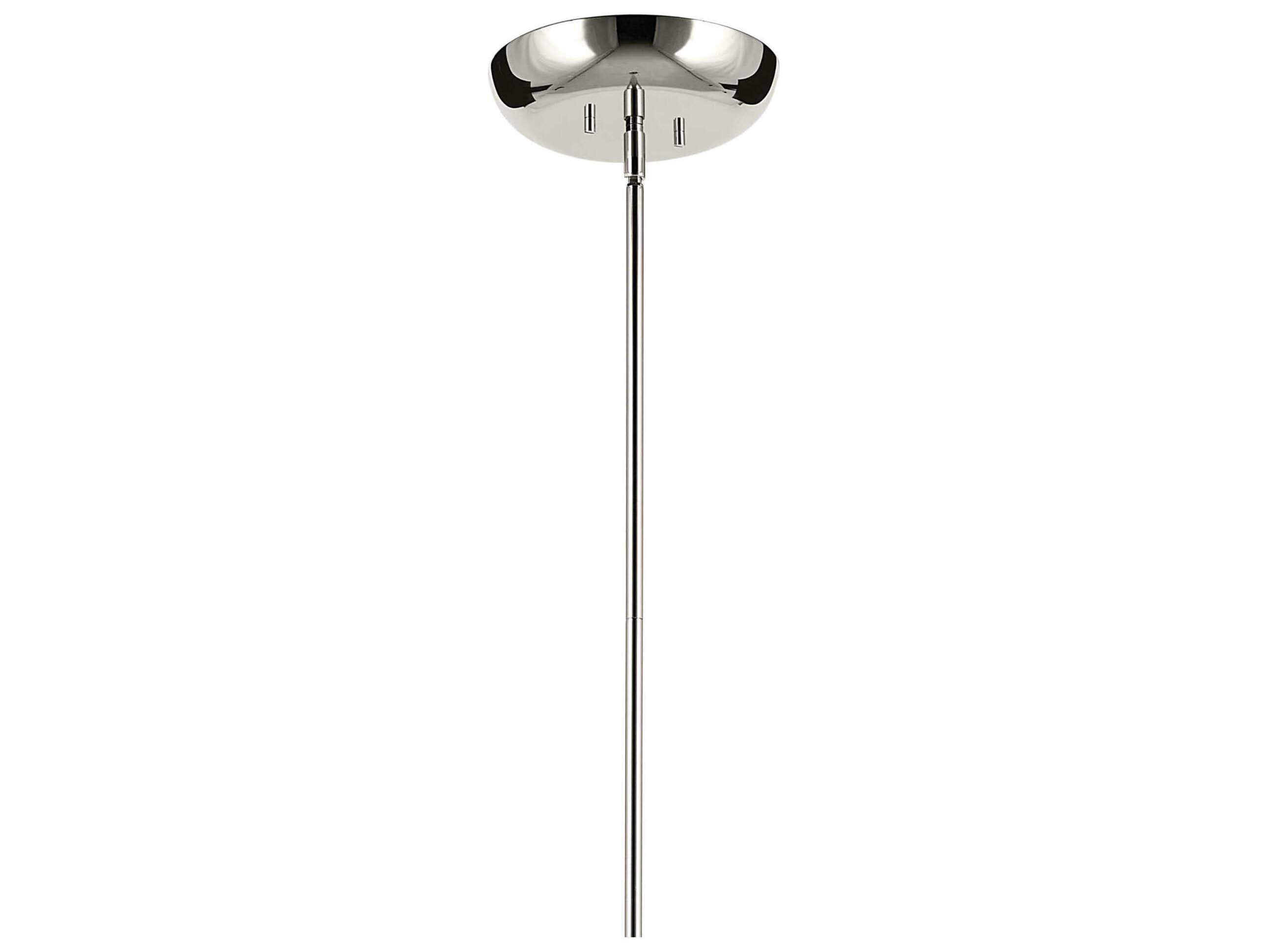 Kichler Moraine 12-Light Polished Nickel Cylinder Chandelier