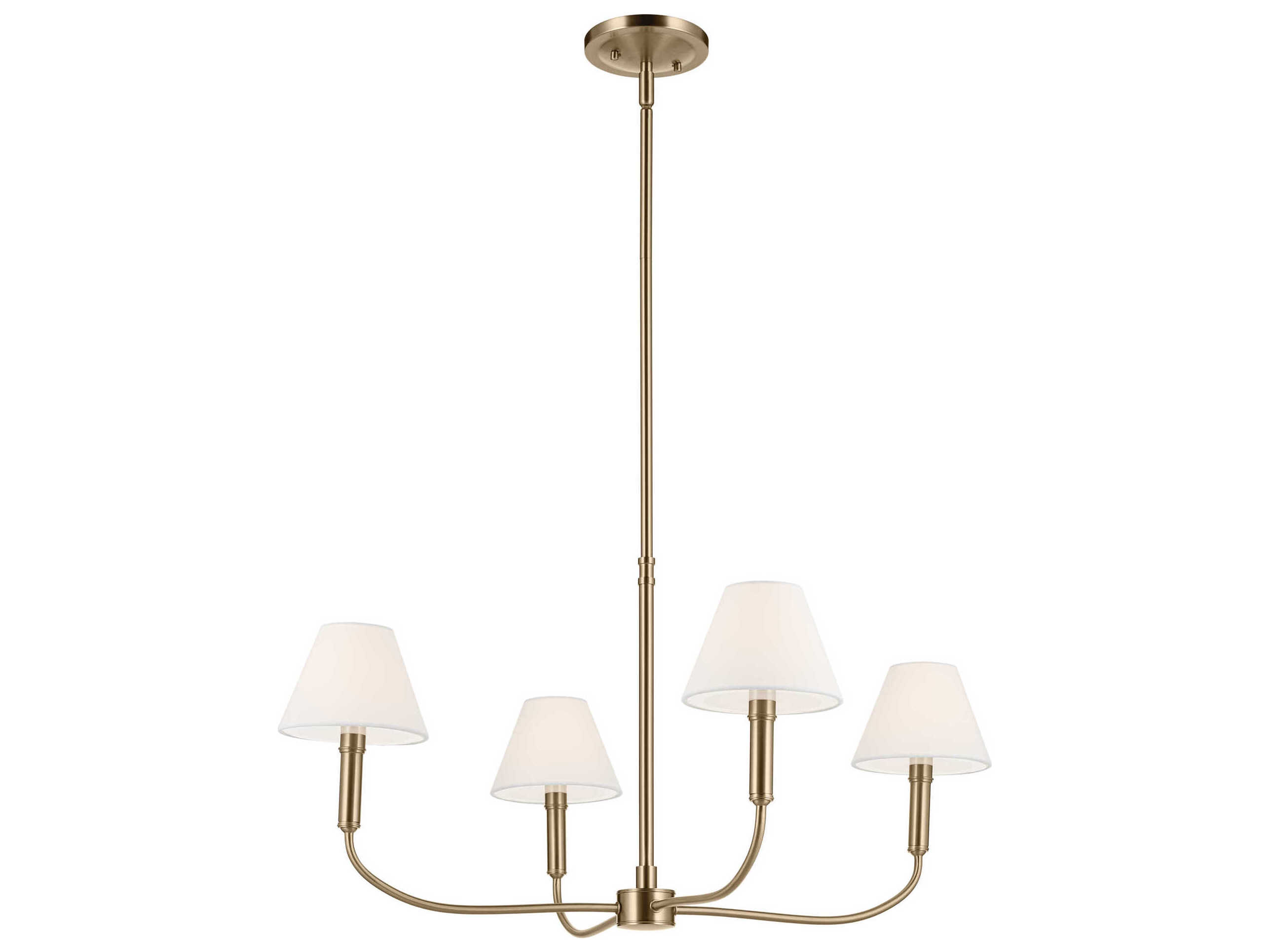 Kichler Eadie 4-Light Champagne Bronze Candelabra Chandelier