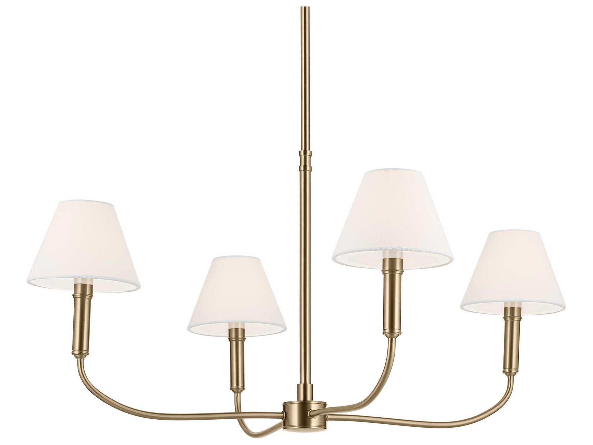Kichler Eadie 4-Light Champagne Bronze Candelabra Chandelier