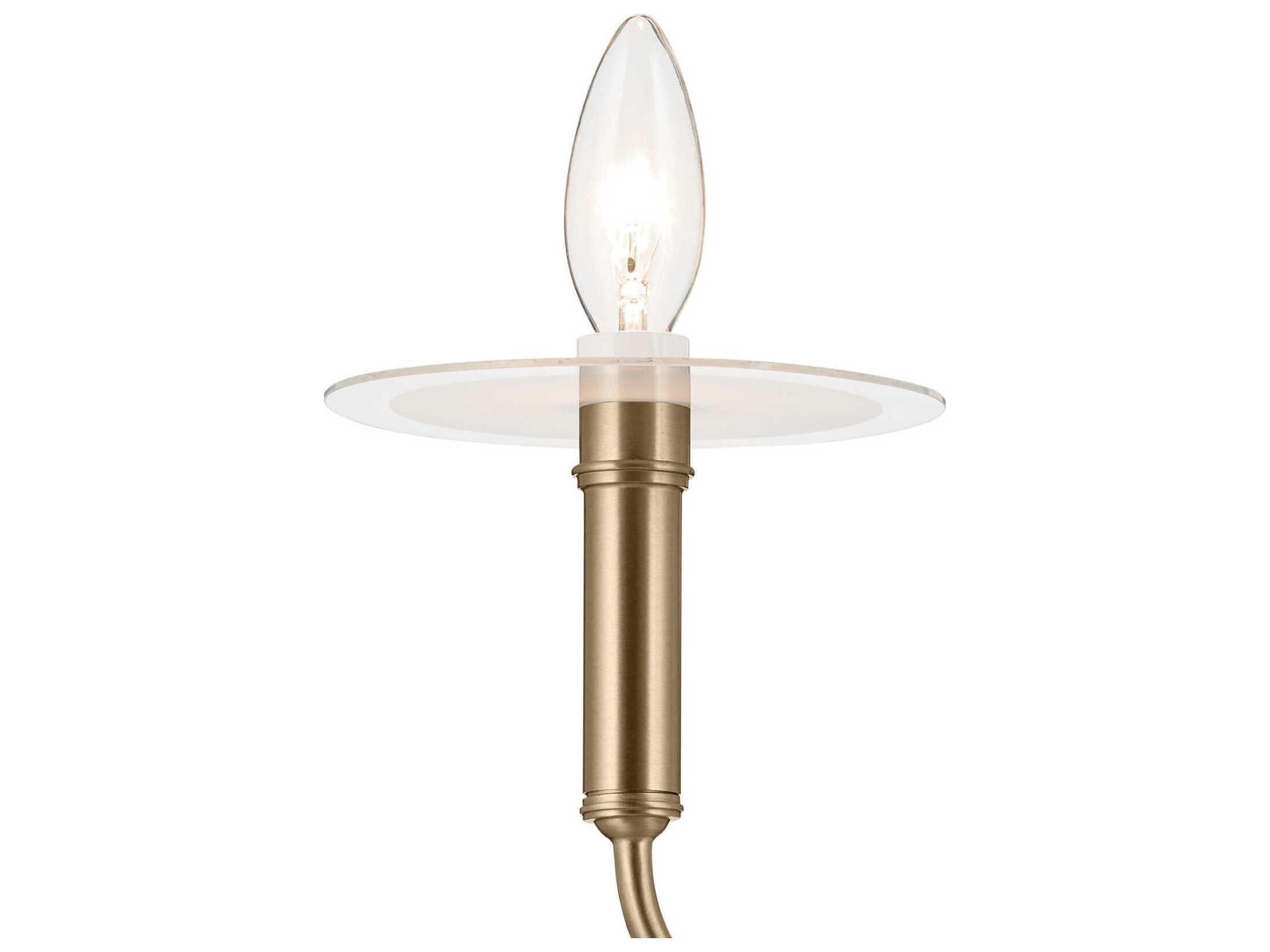 Kichler Eadie 4-Light Champagne Bronze Candelabra Chandelier
