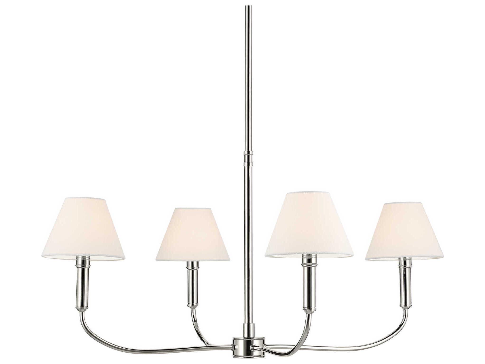 Kichler Eadie 4-Light Polished Nickel Candelabra Chandelier