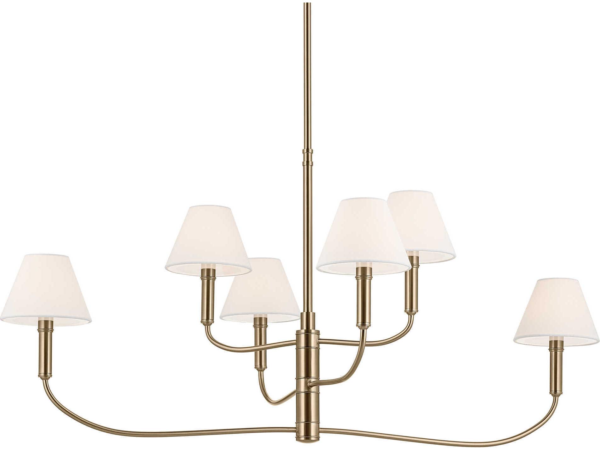 Kichler Eadie 6-Light Champagne Bronze Tiered Island Pendant
