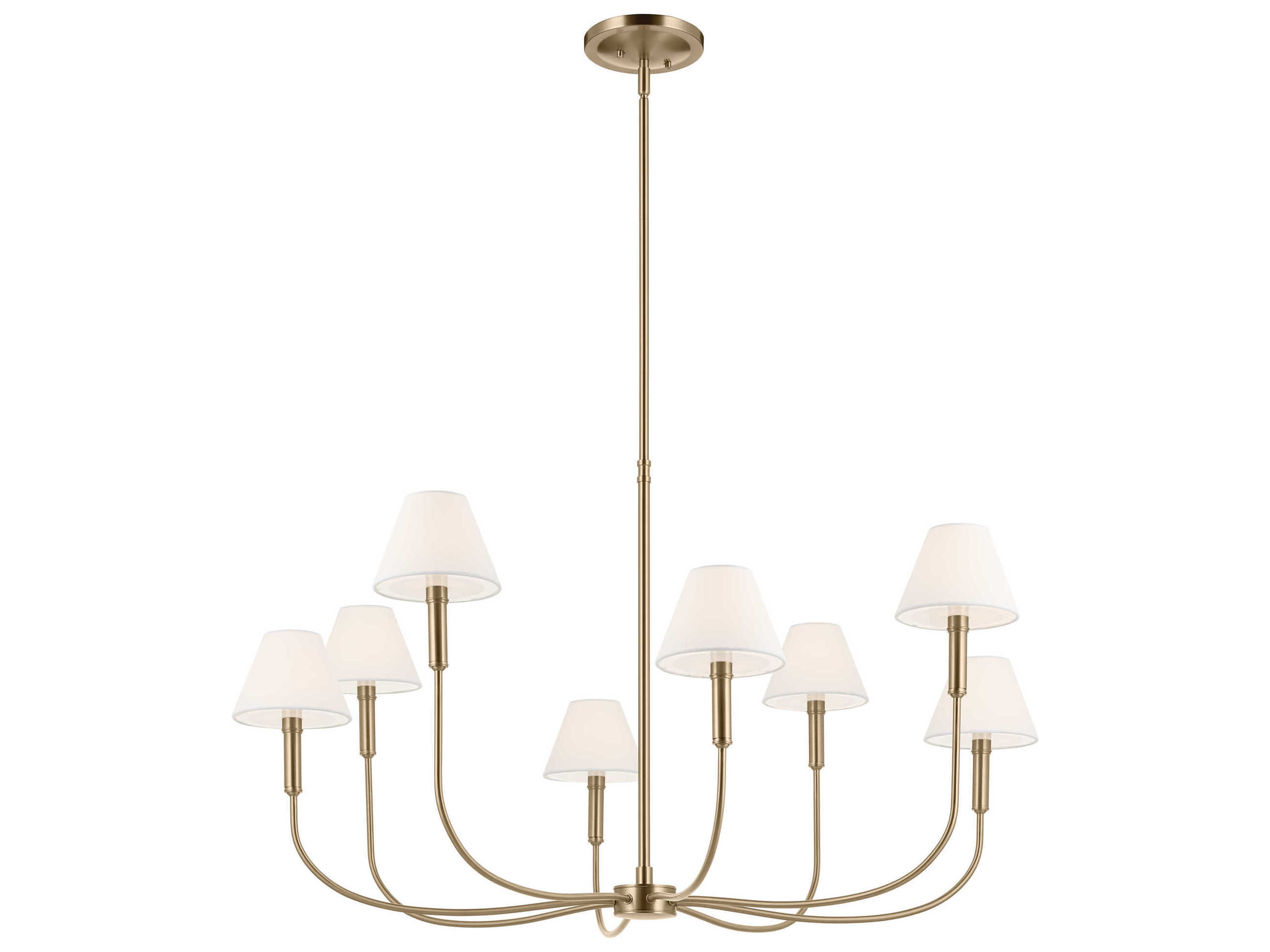 Kichler Eadie 8-Light Champagne Bronze Candelabra Chandelier