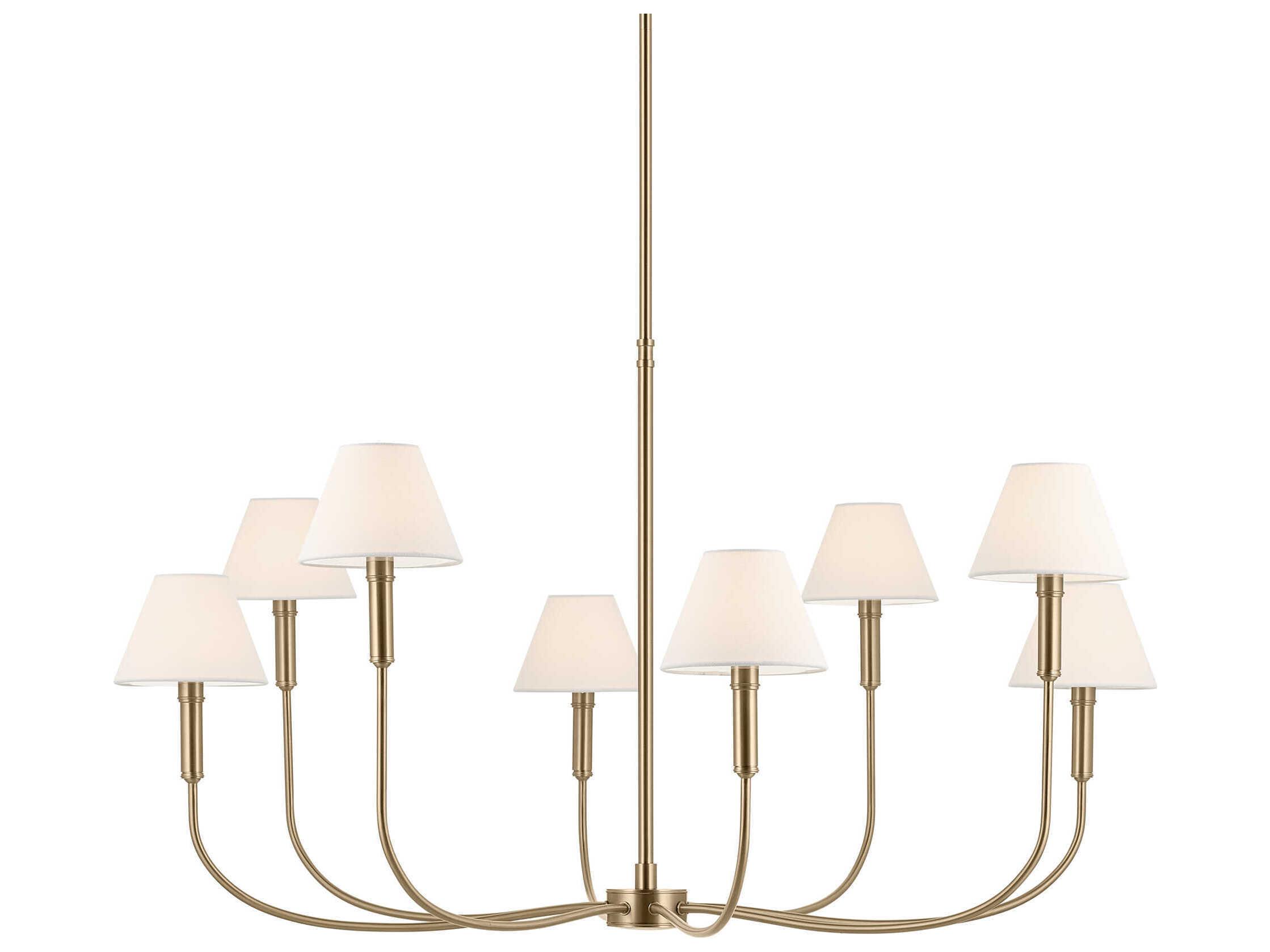 Kichler Eadie 8-Light Champagne Bronze Candelabra Chandelier