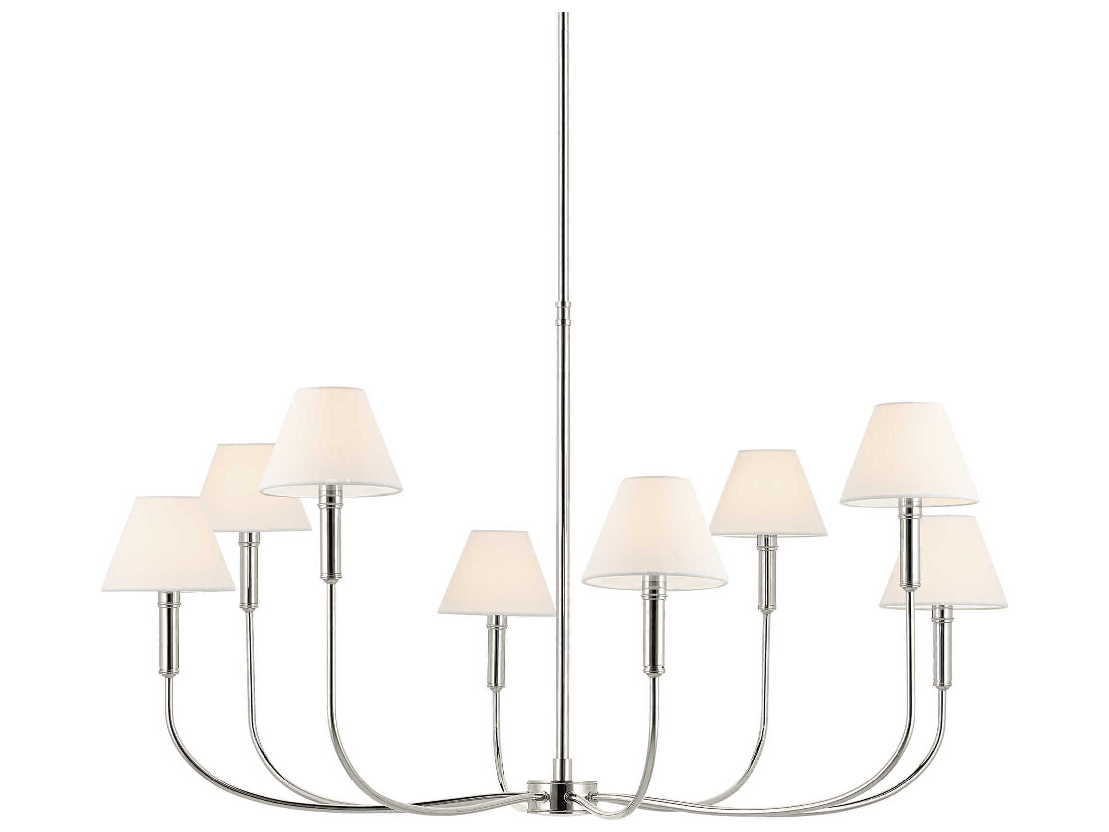 Kichler Eadie 8-Light Polished Nickel Candelabra Chandelier