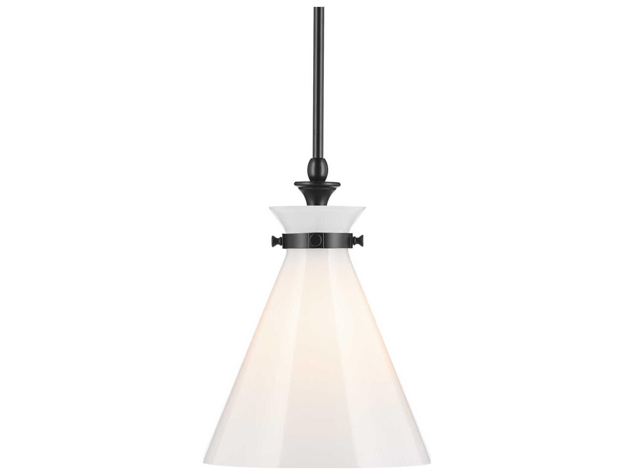 Kichler Laria 1-Light Black Mini Pendant