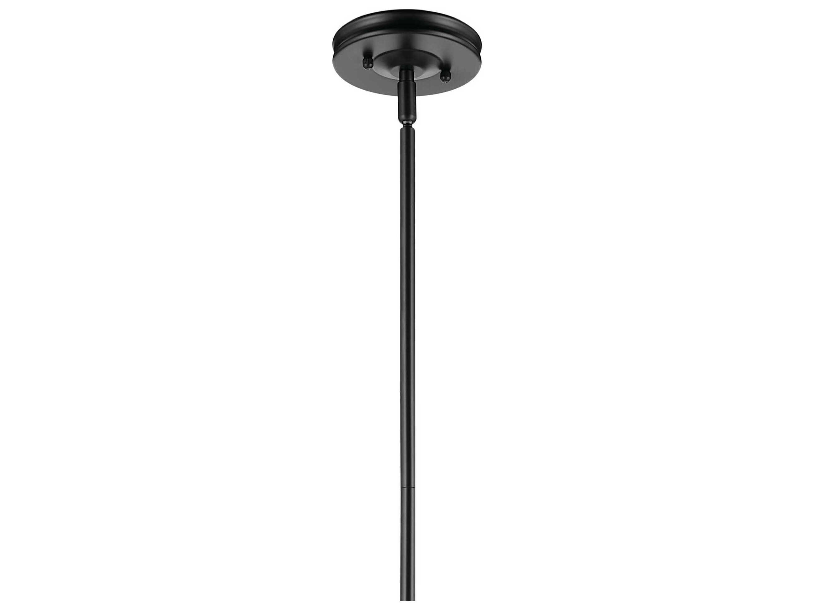 Kichler Laria 1-Light Black Mini Pendant