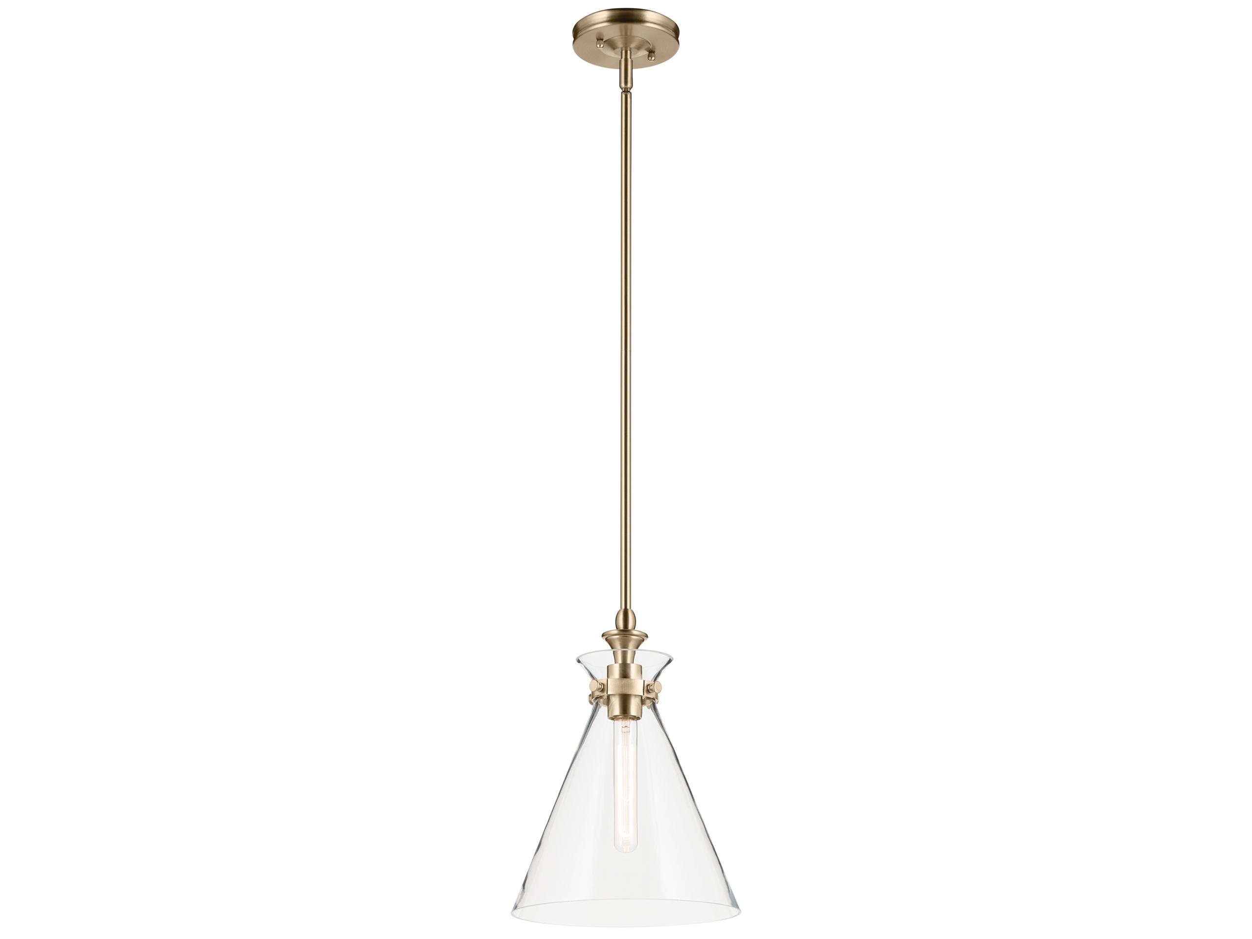 Kichler Laria 1-Light Champagne Bronze Mini Pendant