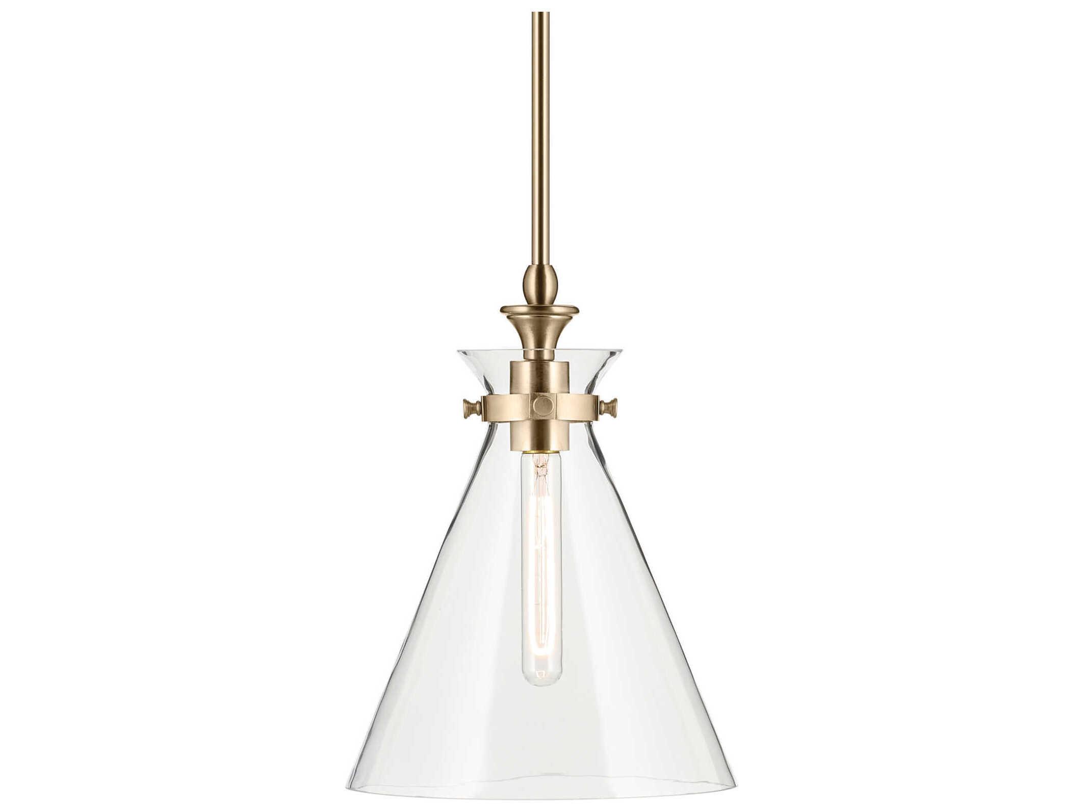 Kichler Laria 1-Light Champagne Bronze Mini Pendant