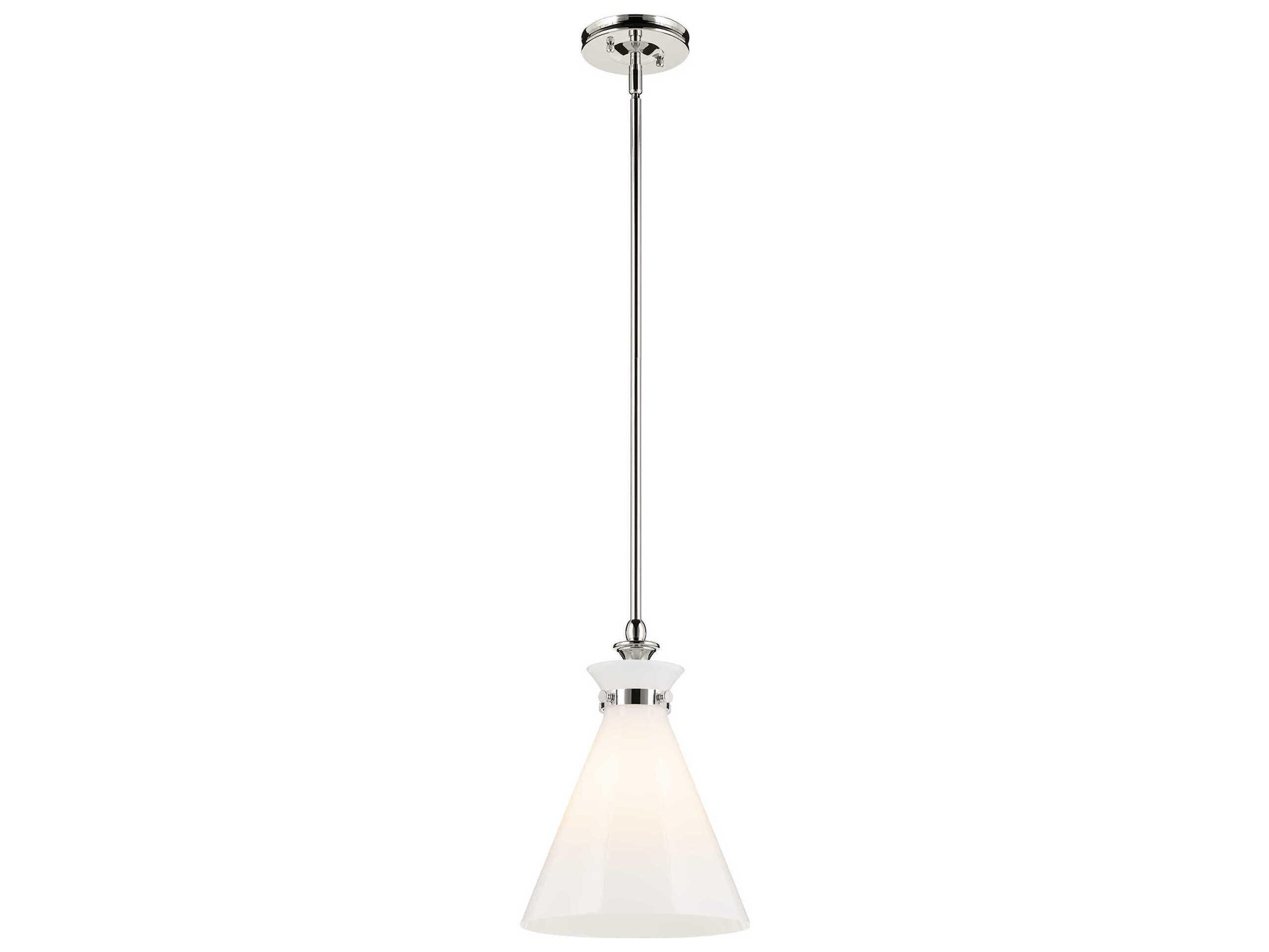 Kichler Laria 1-Light Polished Nickel Mini Pendant