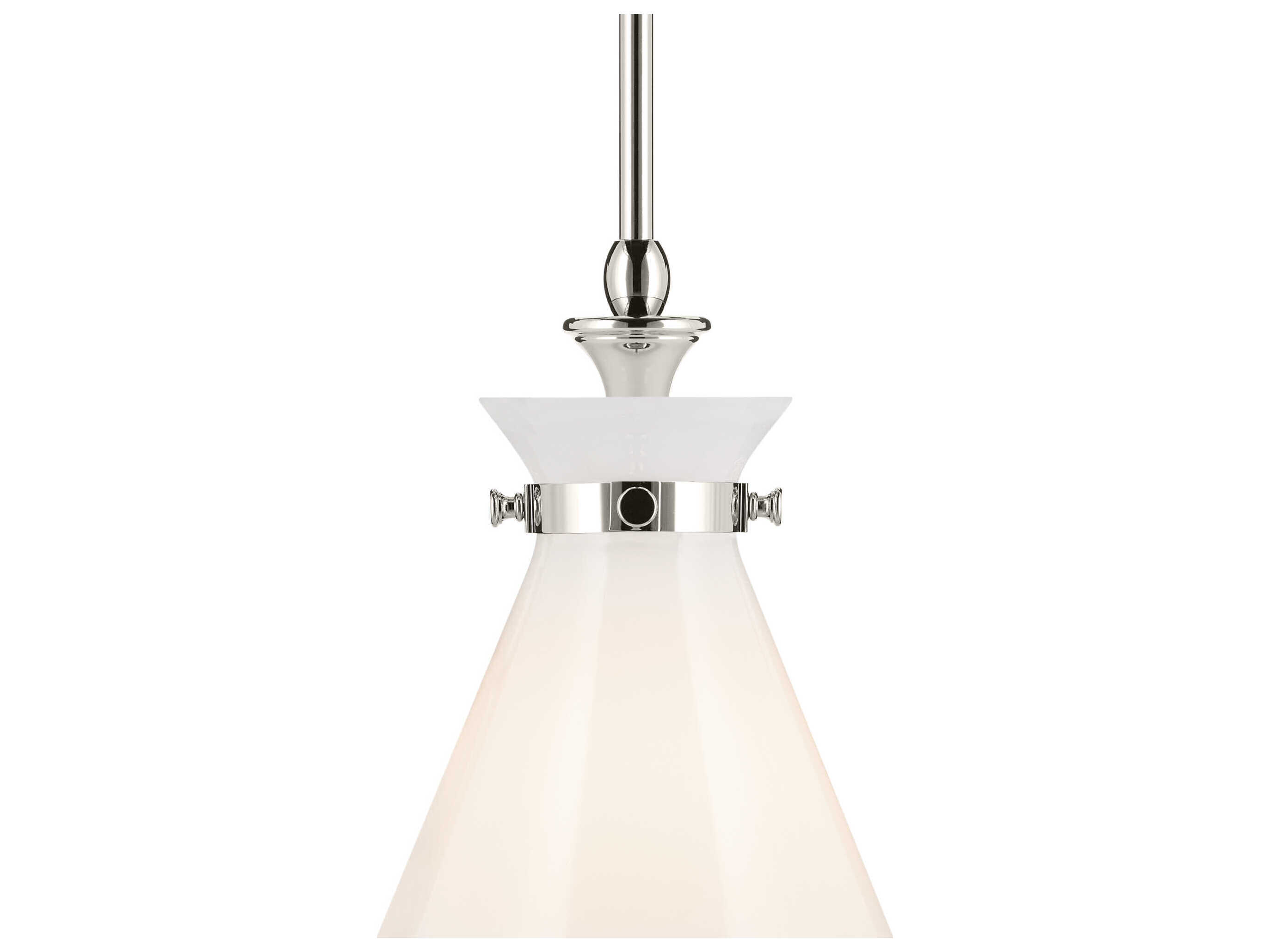 Kichler Laria 1-Light Polished Nickel Mini Pendant