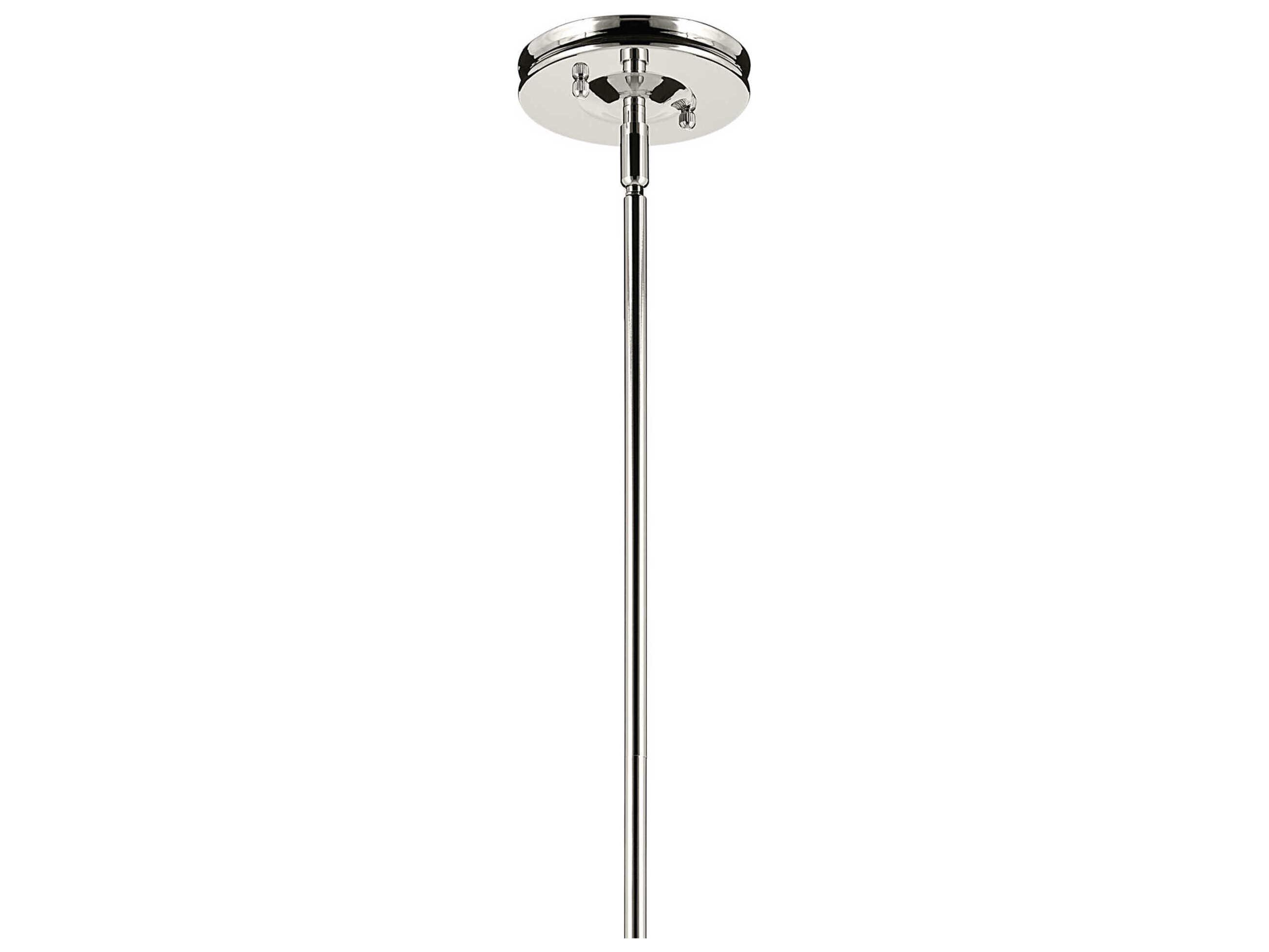 Kichler Laria 1-Light Polished Nickel Mini Pendant