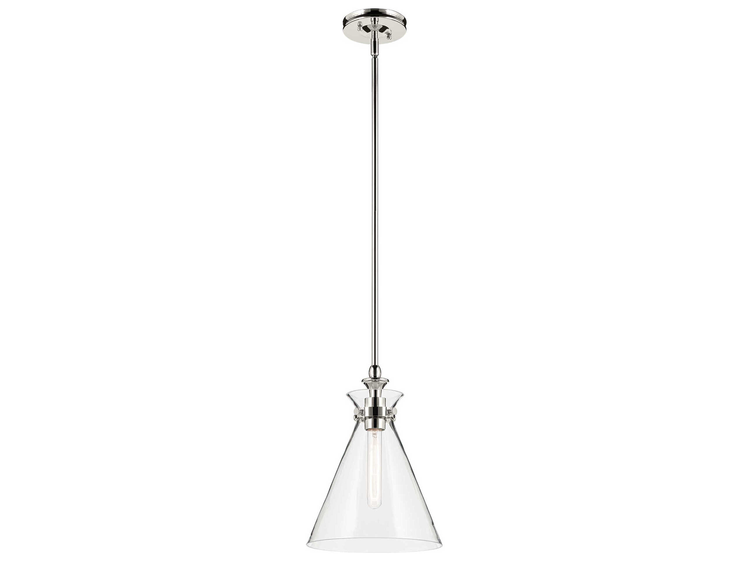 Kichler Laria 1-Light Polished Nickel Mini Pendant