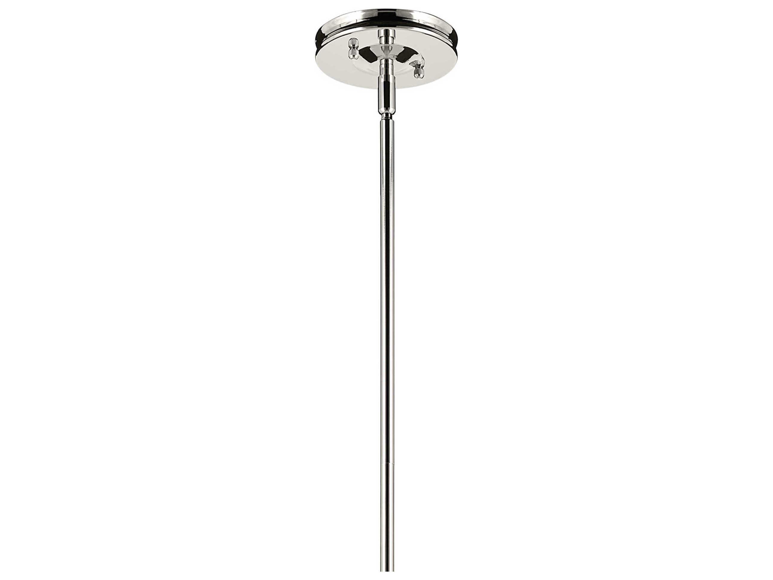 Kichler Laria 1-Light Polished Nickel Mini Pendant