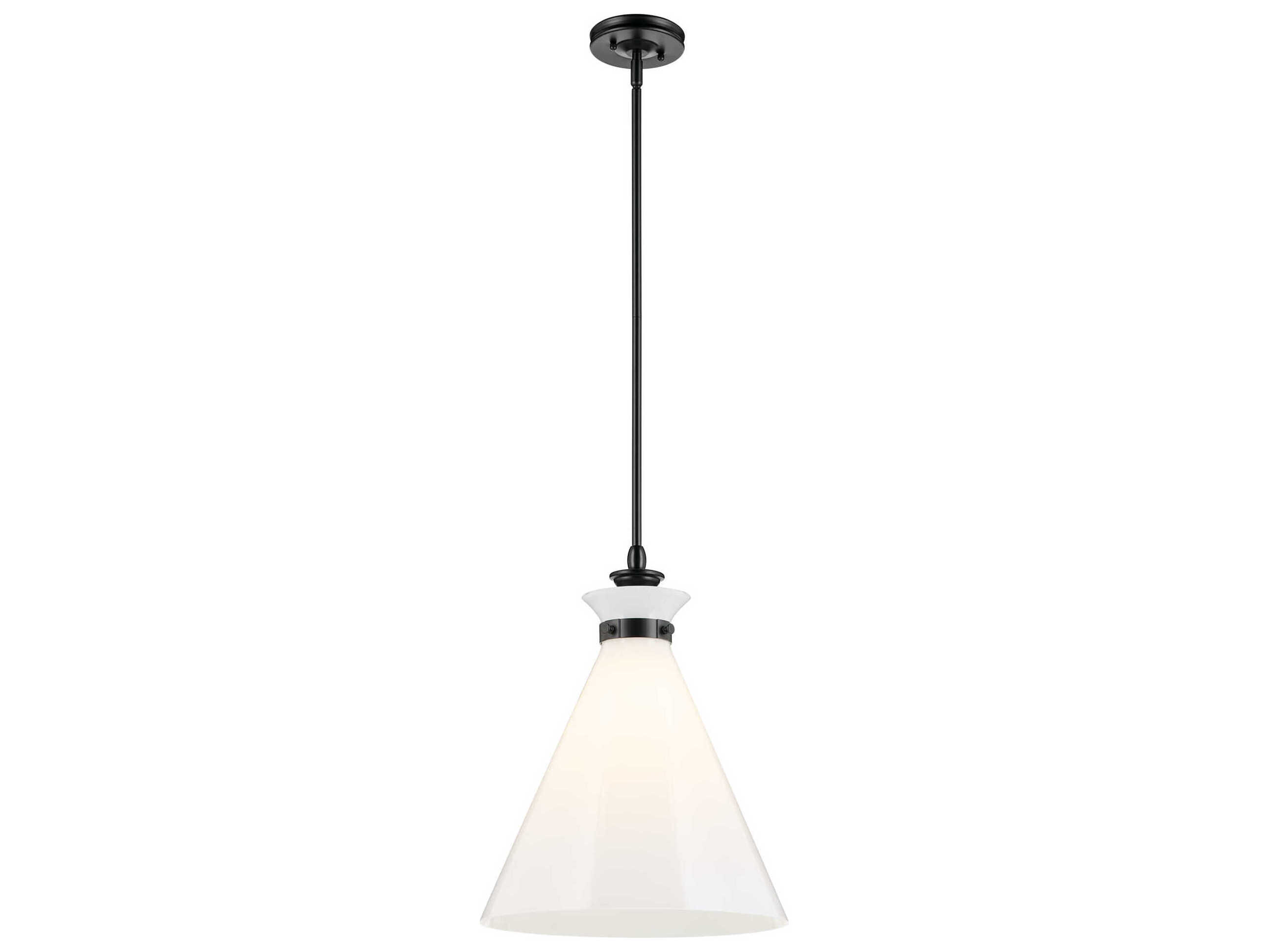 Kichler Laria 1-Light Black Pendant