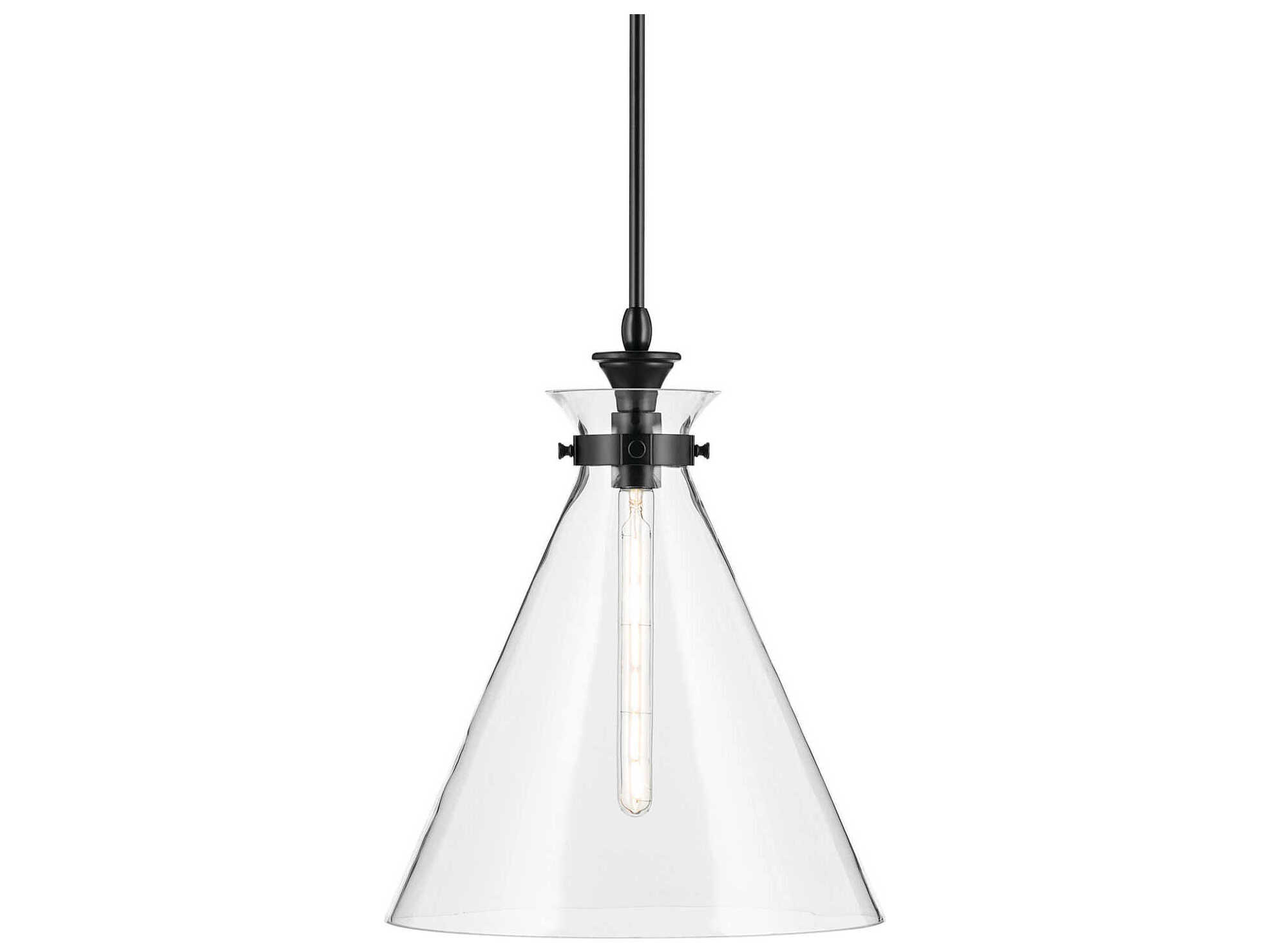 Kichler Laria 1-Light Black Pendant