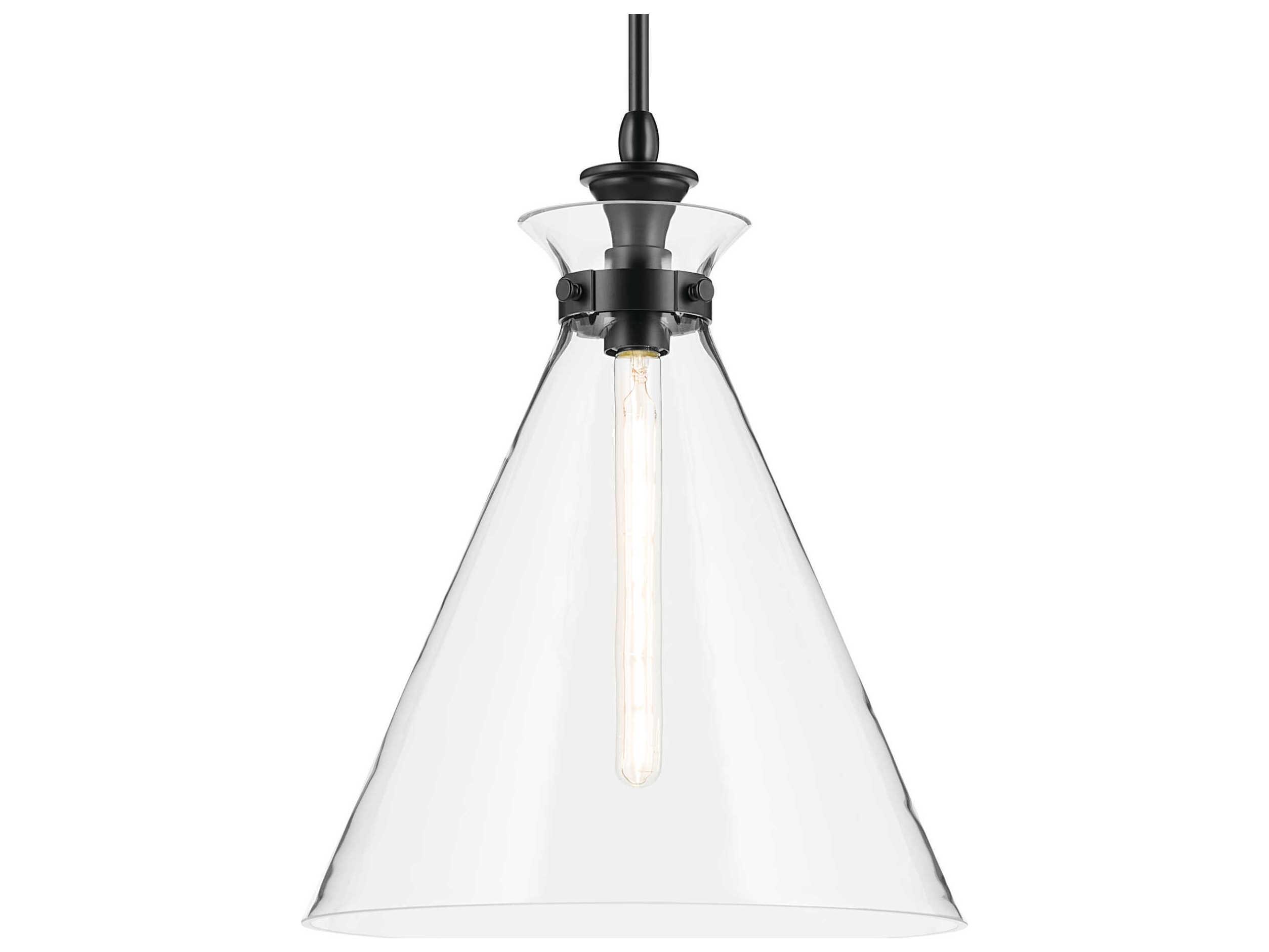 Kichler Laria 1-Light Black Pendant
