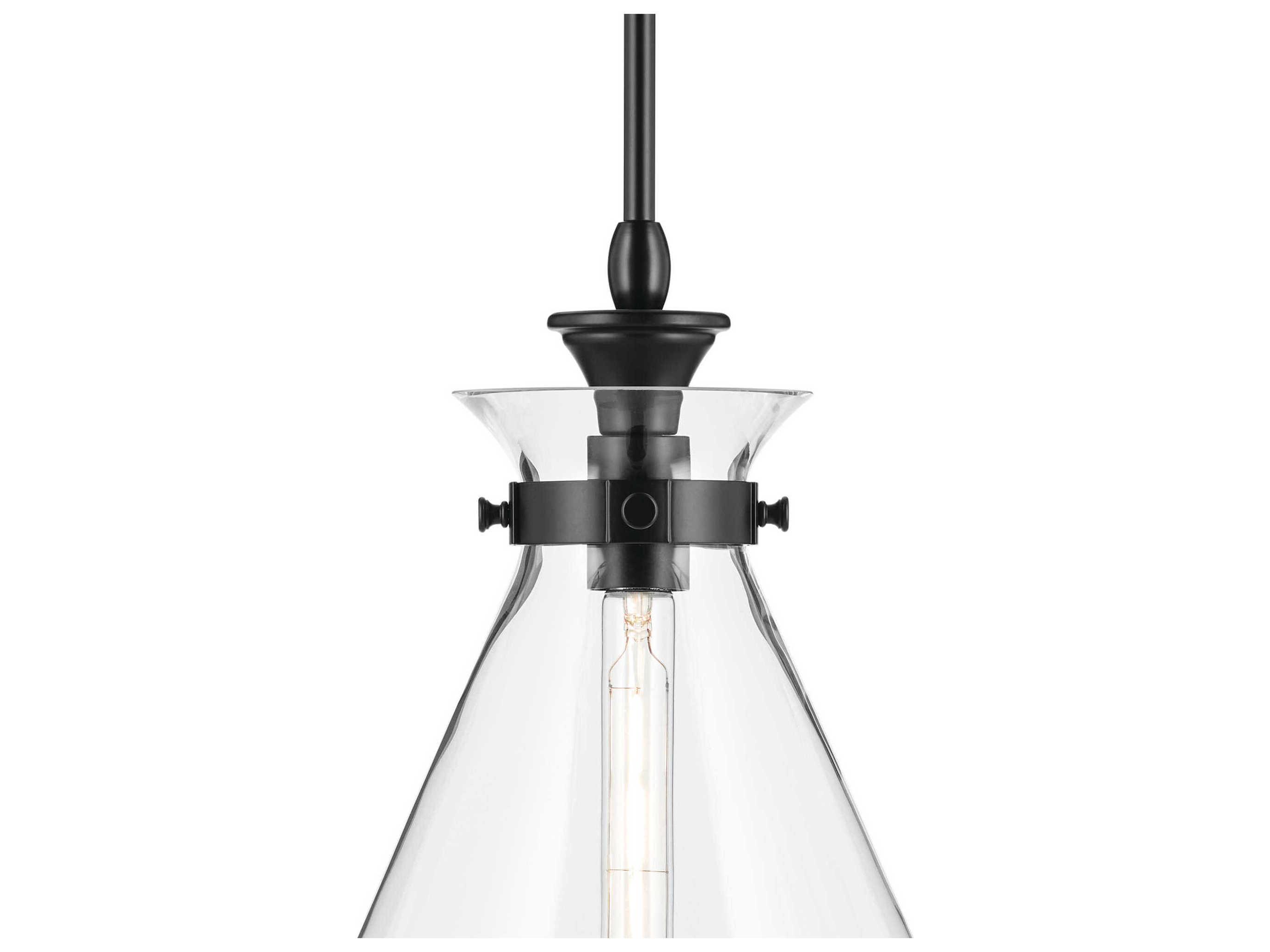 Kichler Laria 1-Light Black Pendant