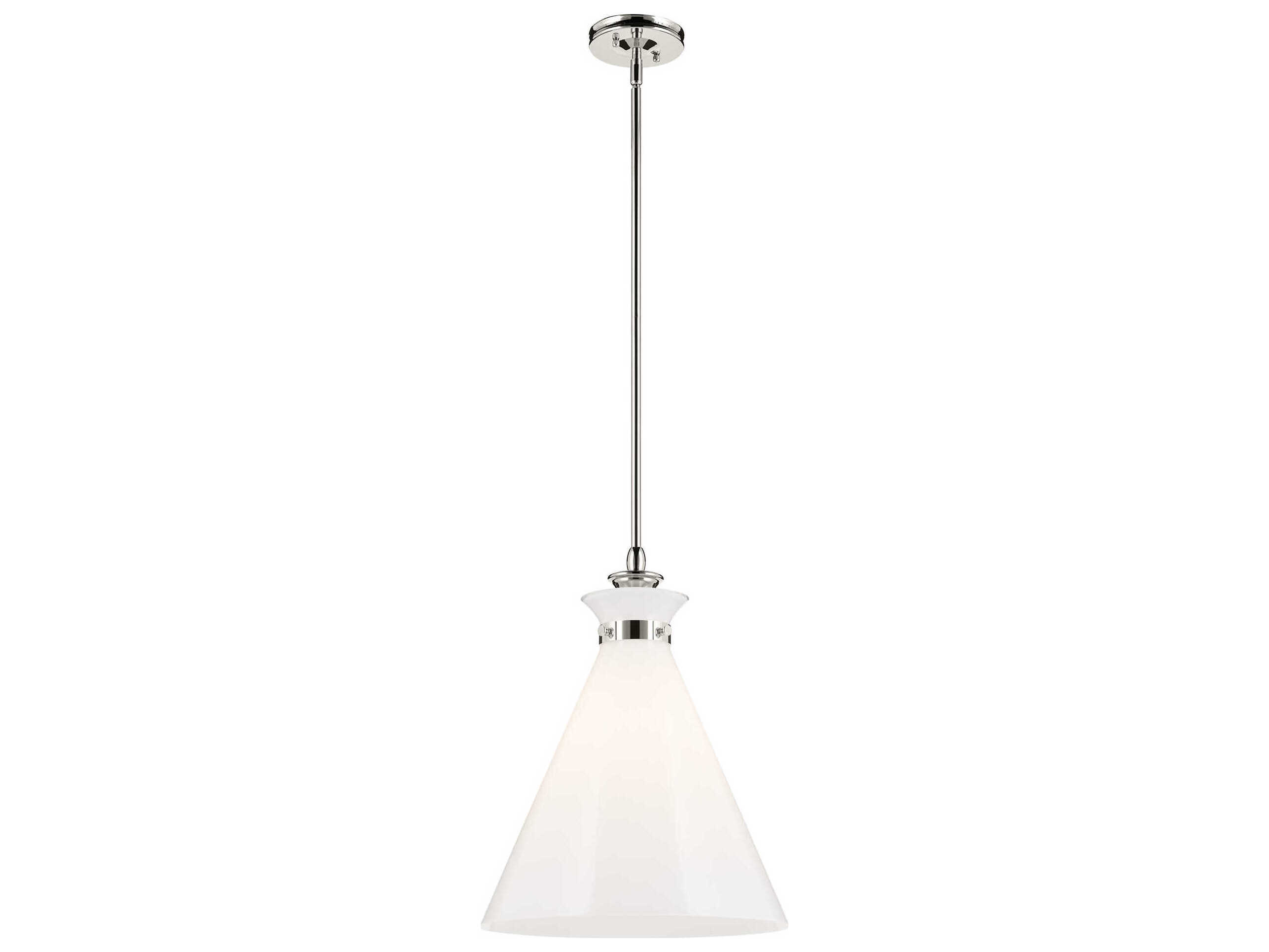 Kichler Laria 1-Light Polished Nickel Pendant