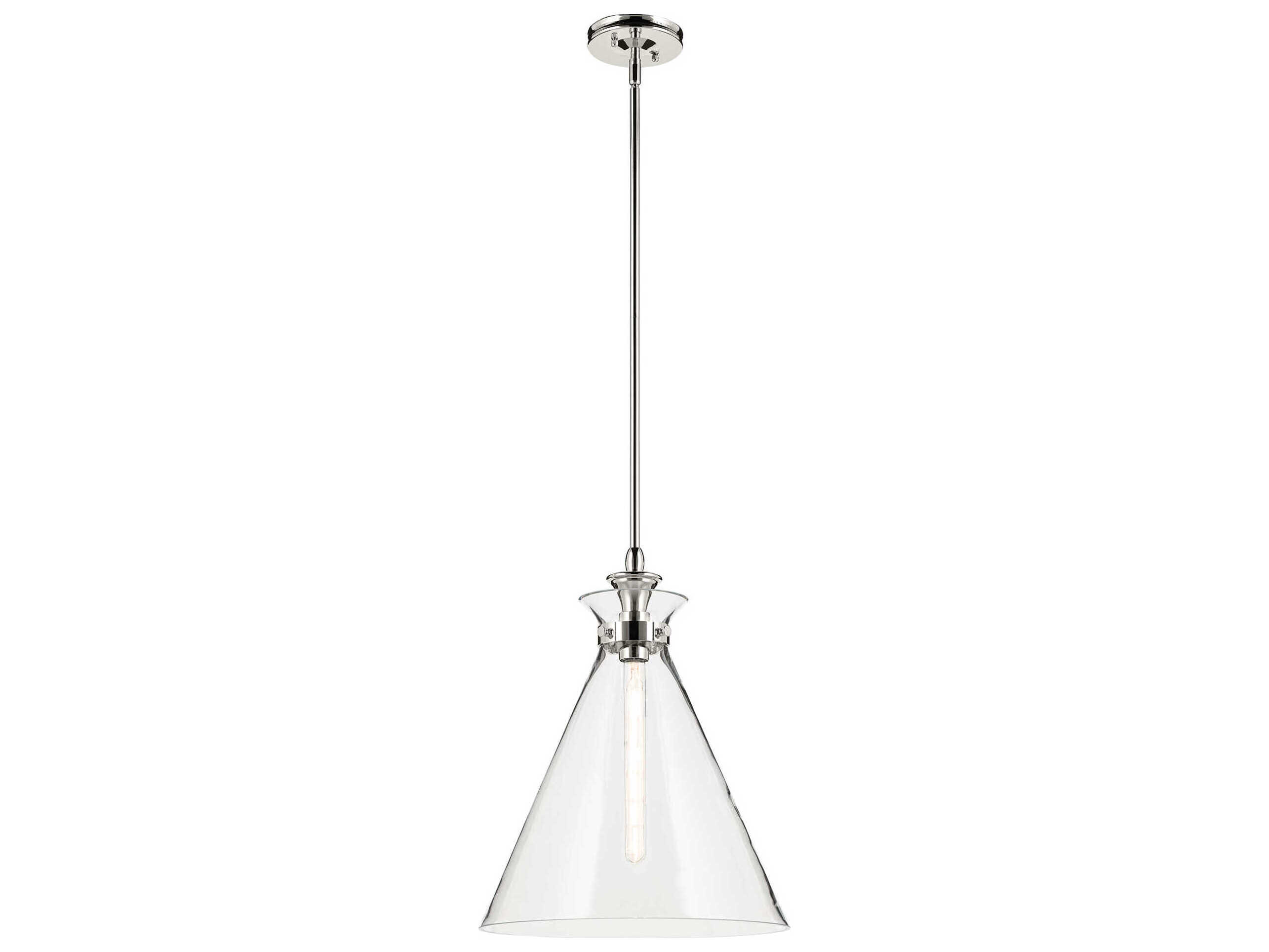 Kichler Laria 1-Light Polished Nickel Pendant