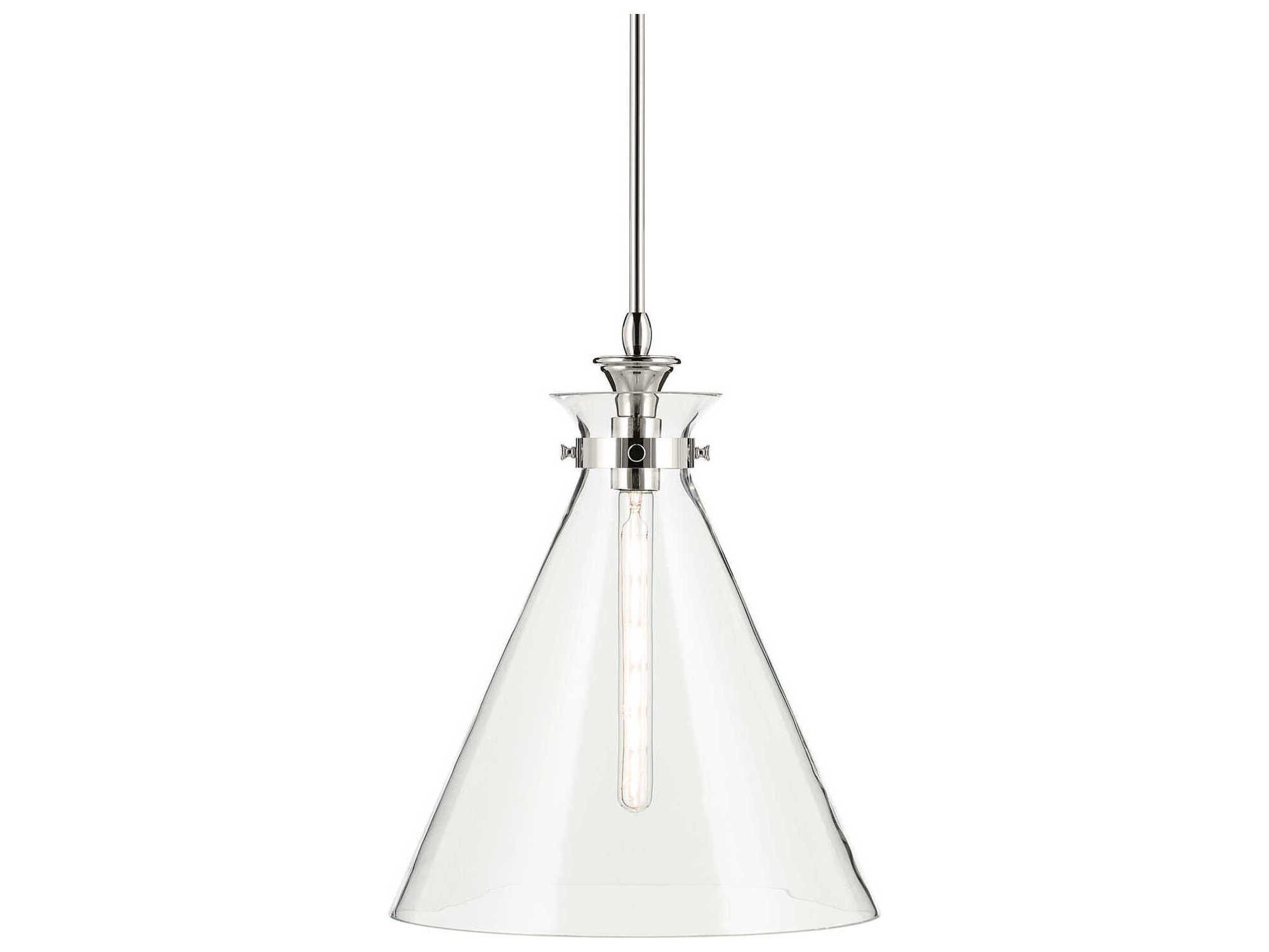 Kichler Laria 1-Light Polished Nickel Pendant