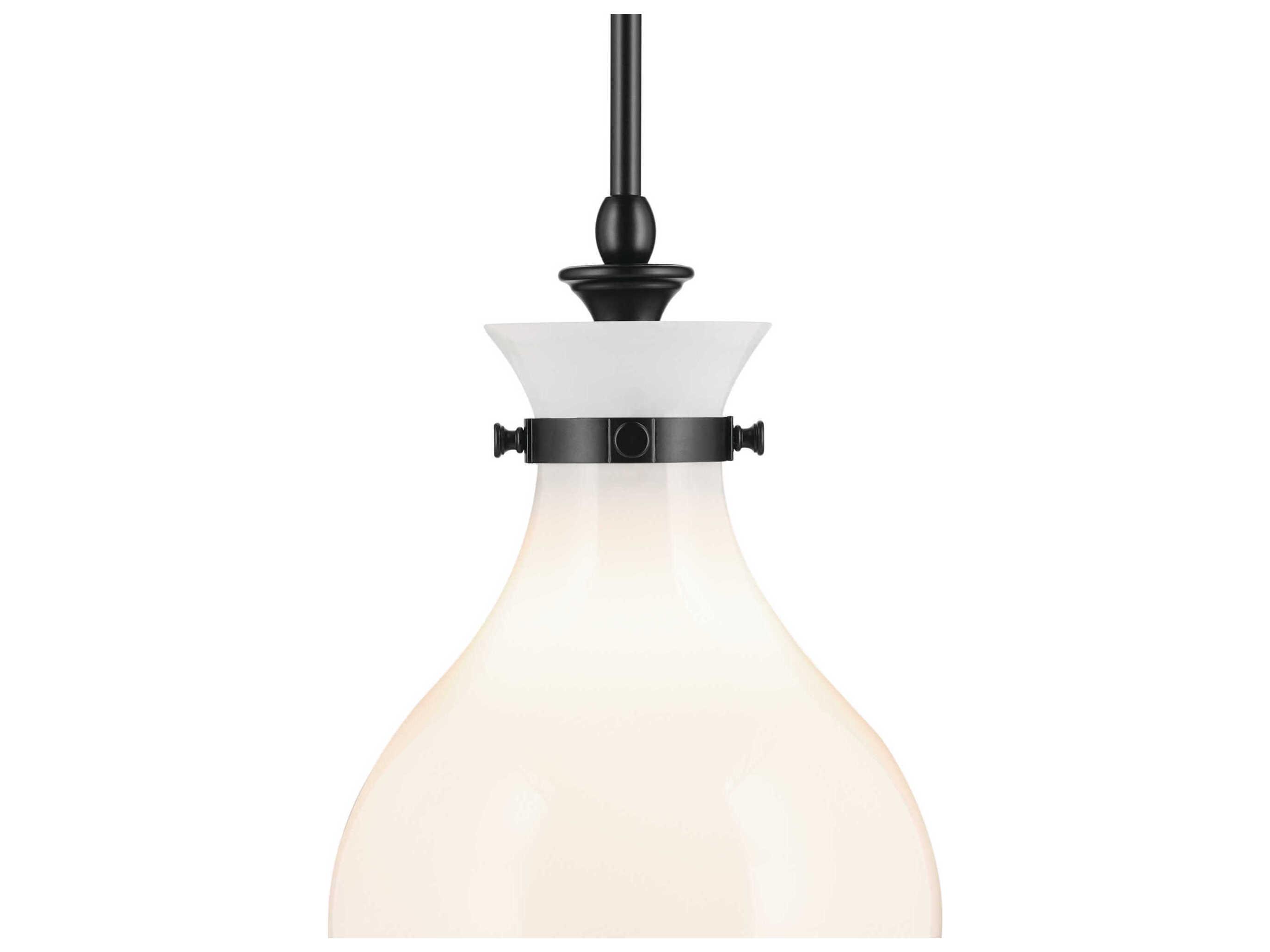 Kichler Laria 1-Light Black Mini Pendant