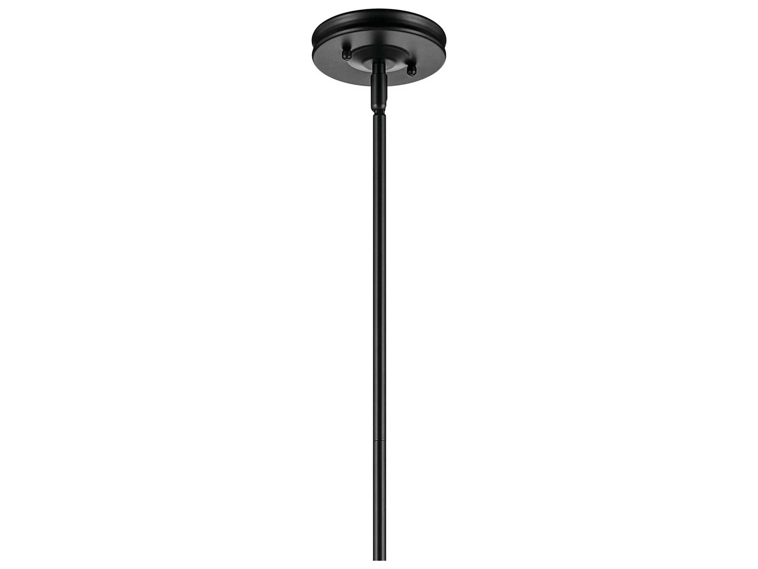 Kichler Laria 1-Light Black Mini Pendant