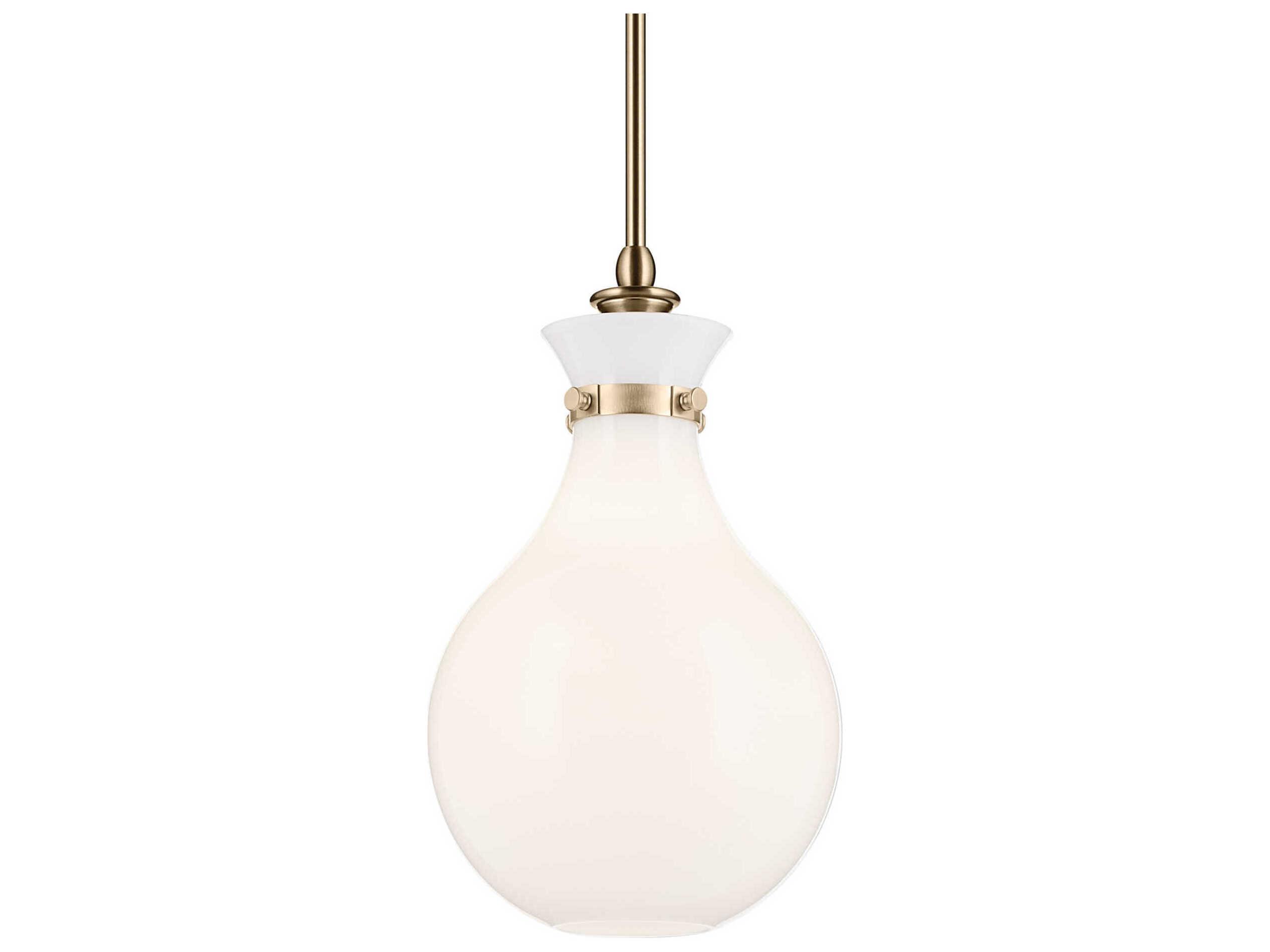 Kichler Laria 1-Light Champagne Bronze Mini Pendant