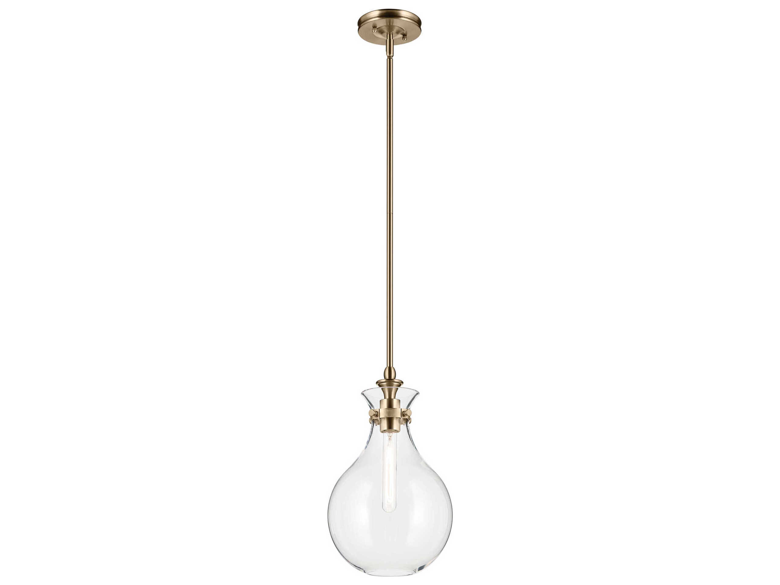 Kichler Laria 1-Light Champagne Bronze Mini Pendant