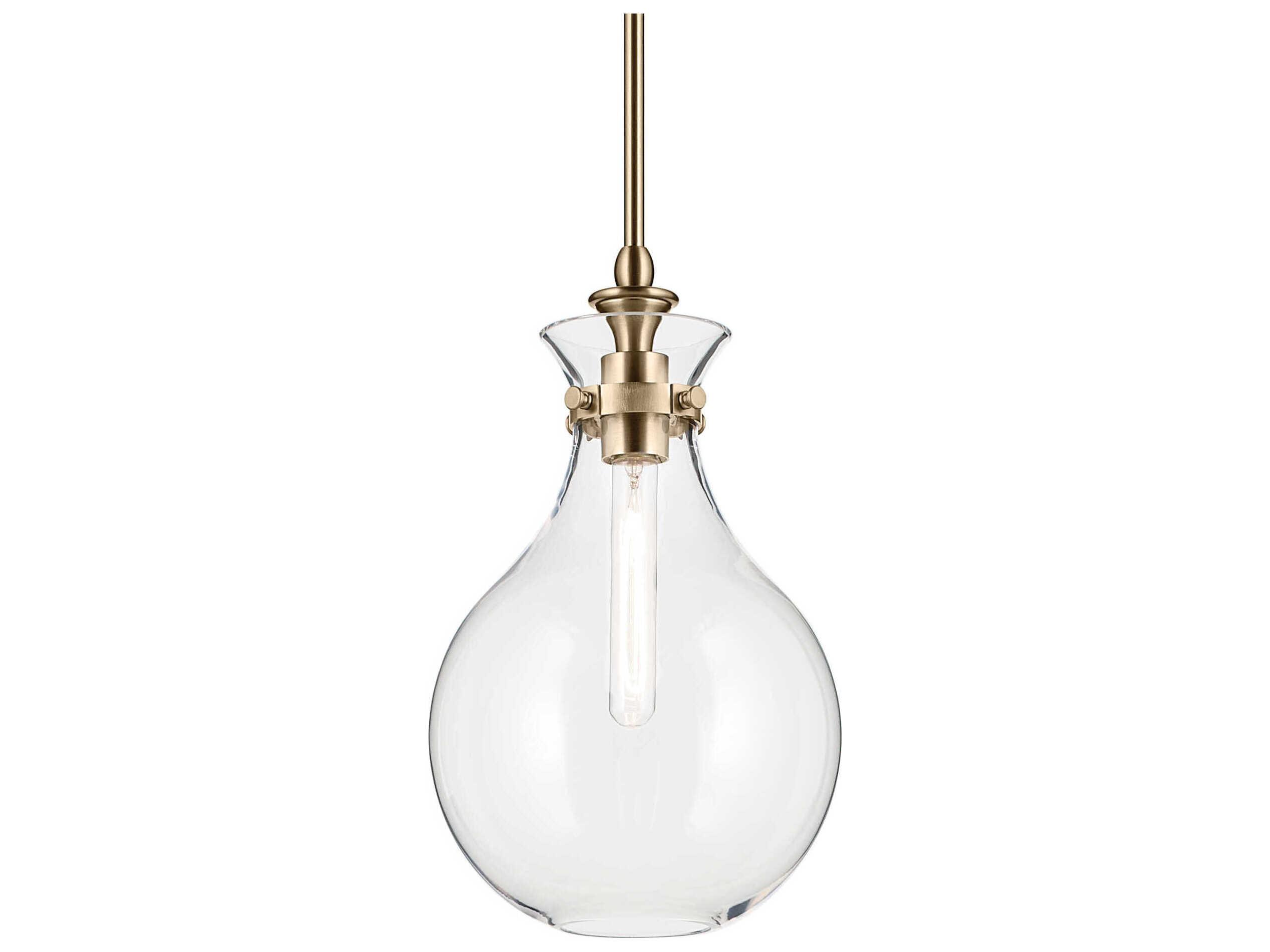 Kichler Laria 1-Light Champagne Bronze Mini Pendant