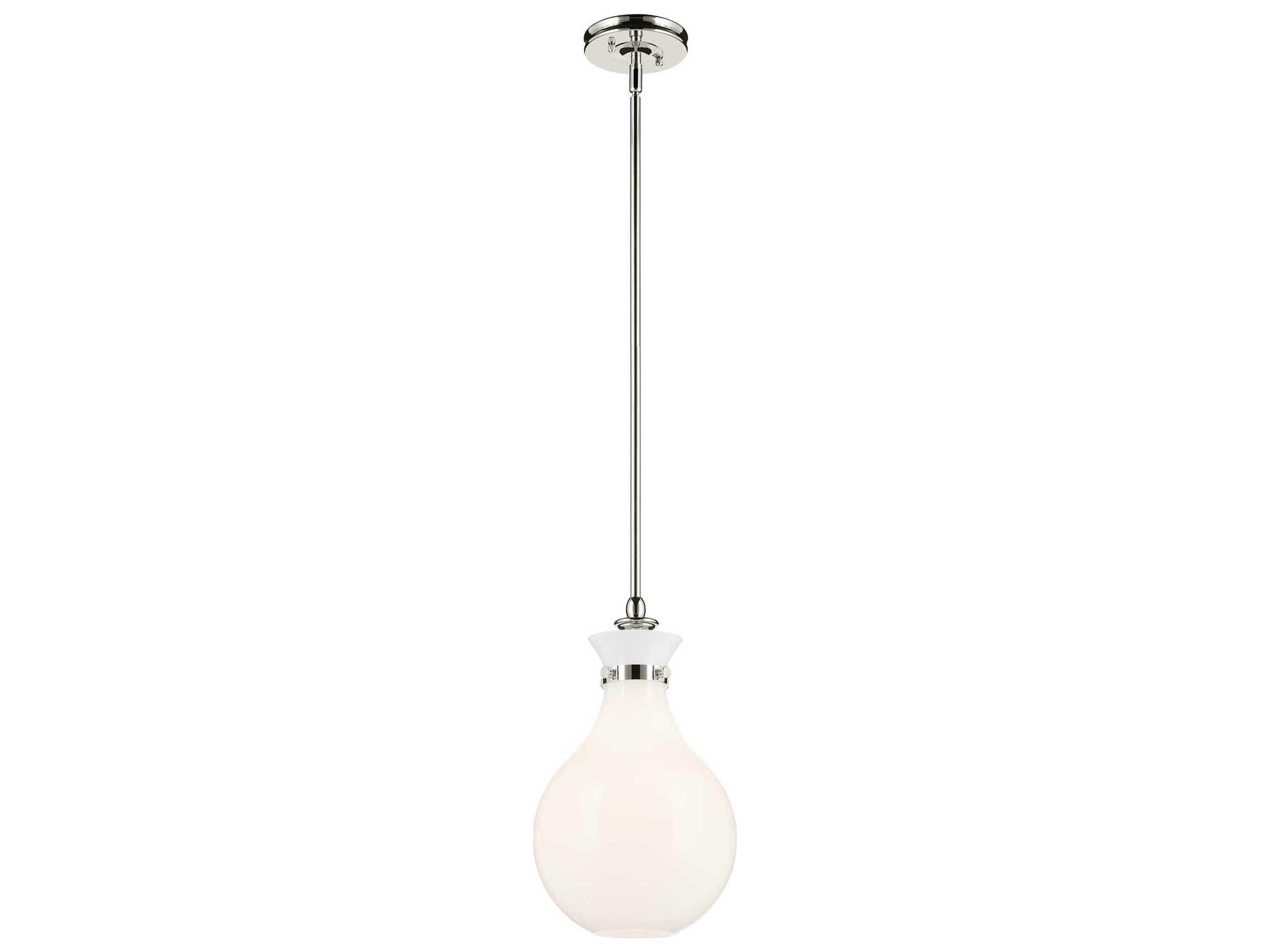 Kichler Laria 1-Light Polished Nickel Mini Pendant