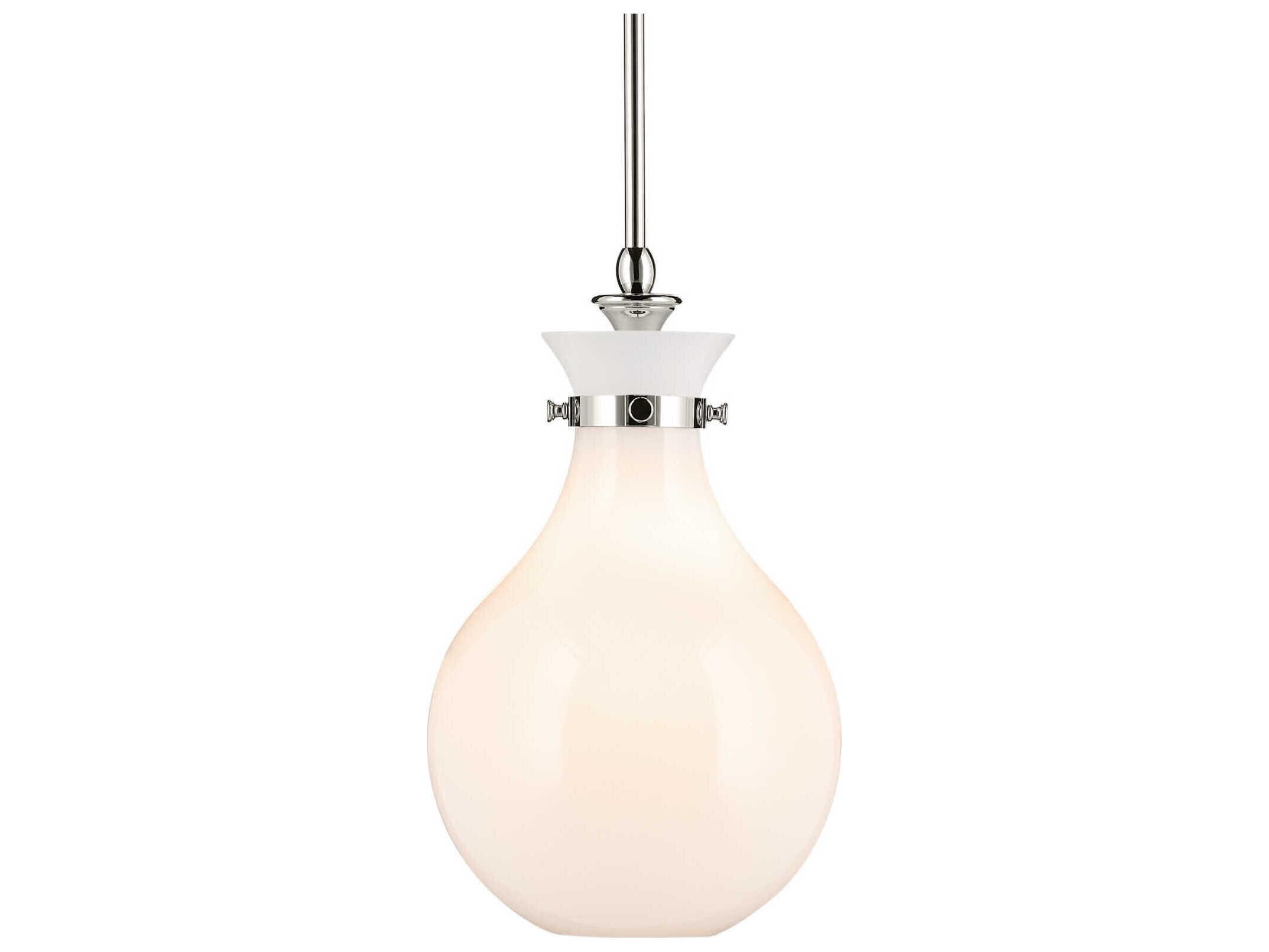 Kichler Laria 1-Light Polished Nickel Mini Pendant
